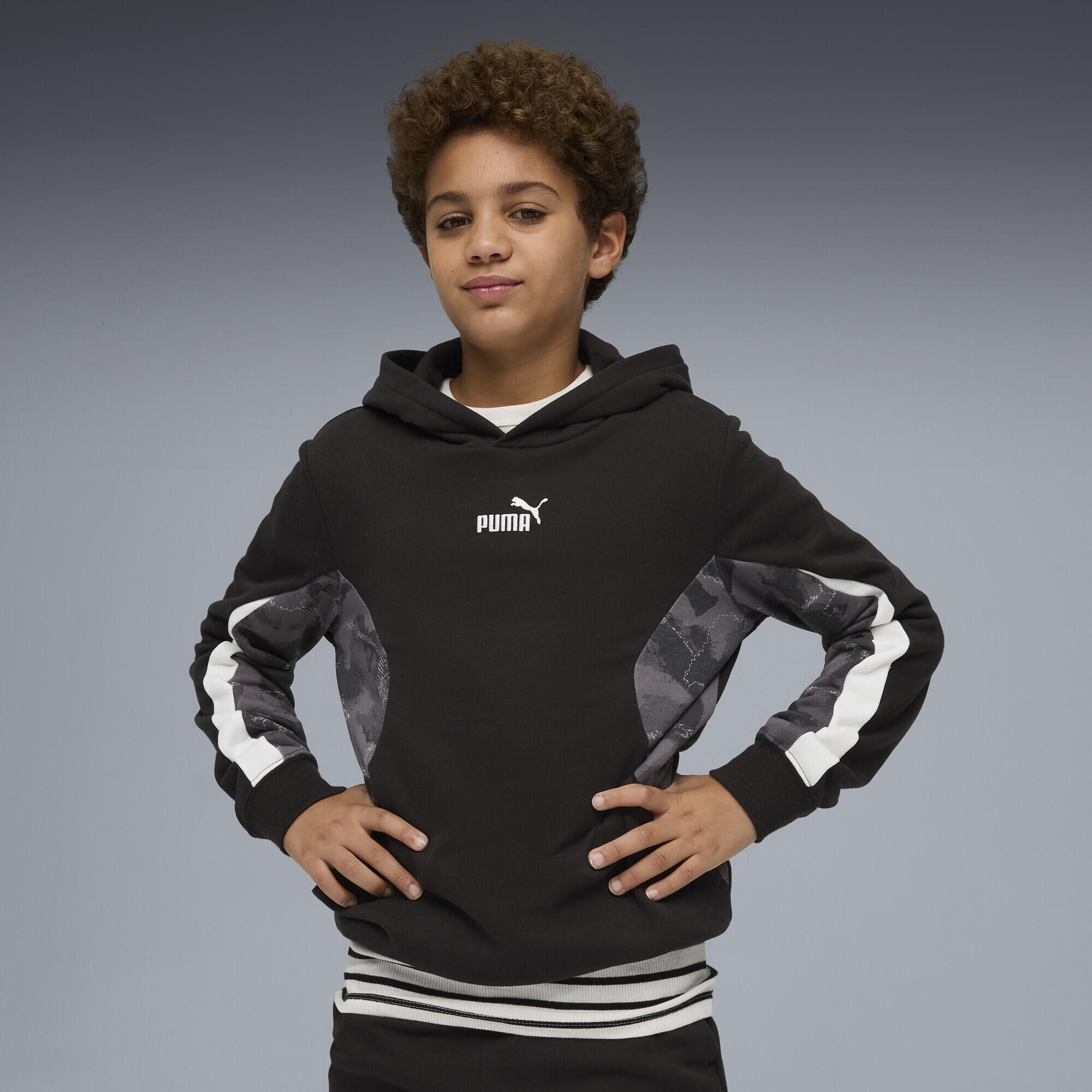 Hoodie à motif camouflage Essentials Enfant et Adolescent PUMA 2/5