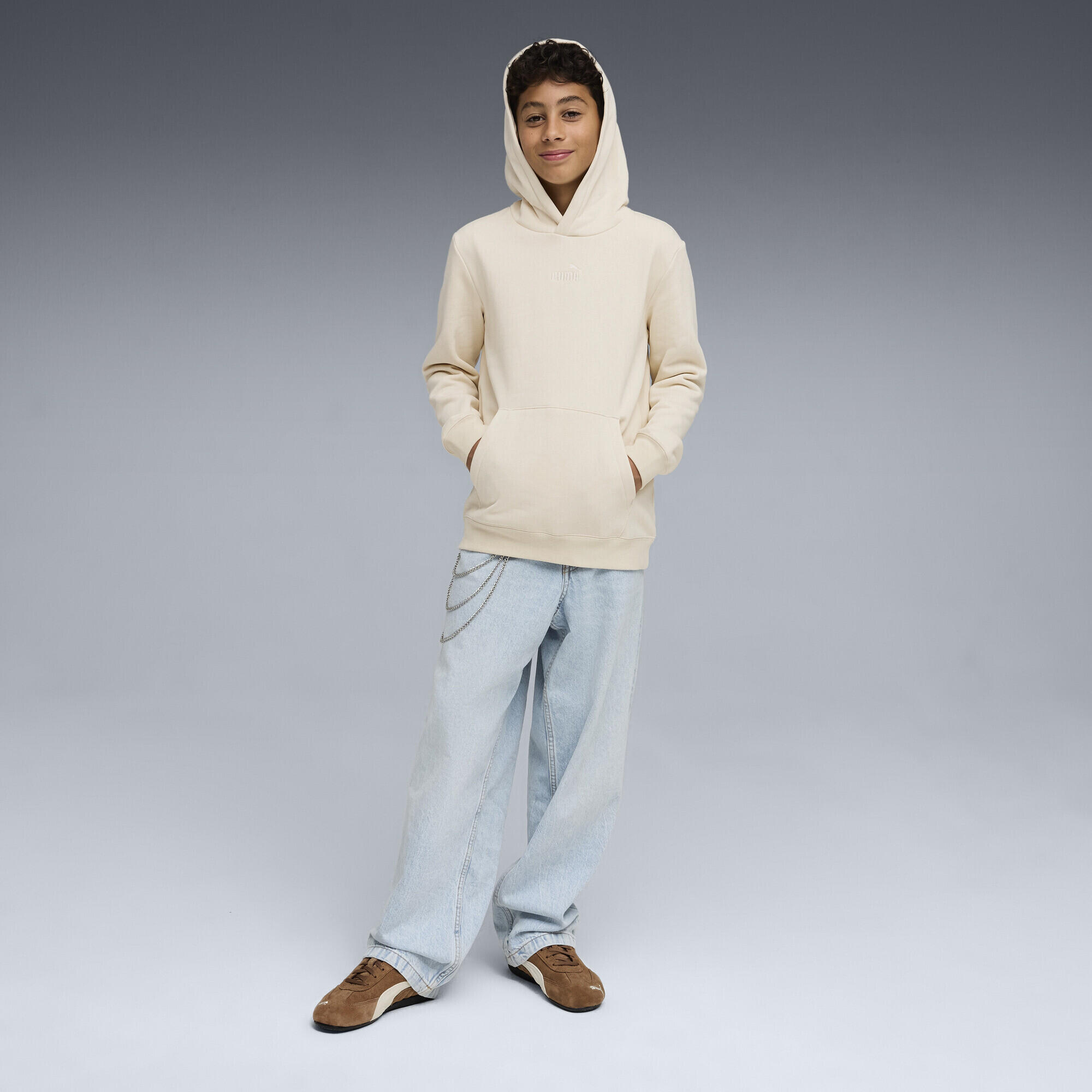 Hoodie en molleton logo N°1 Essentials Enfant et Adolescent PUMA 4/5