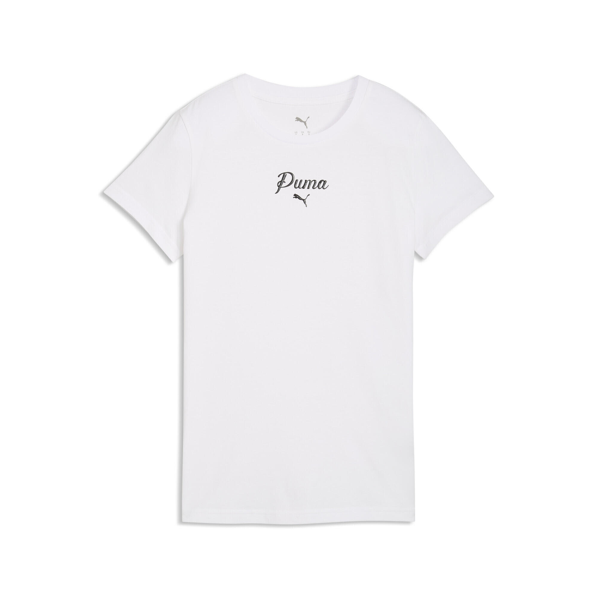 Puma - T-shirt Essentials Script Femme Puma - T-shirt Manches Courtes - Blanc - Decathlon