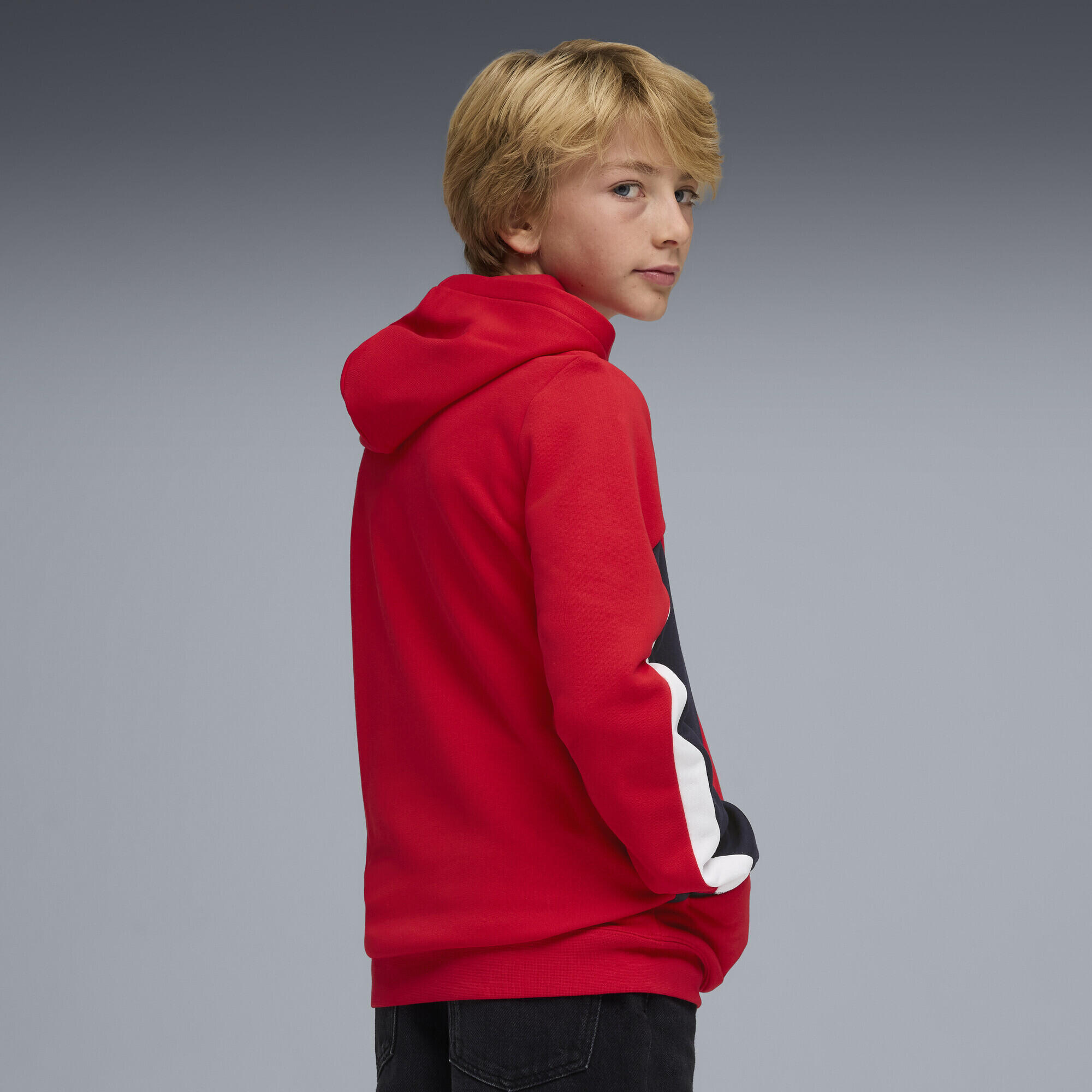 Sudadera con capucha Essentials Block Niño PUMA 2/4