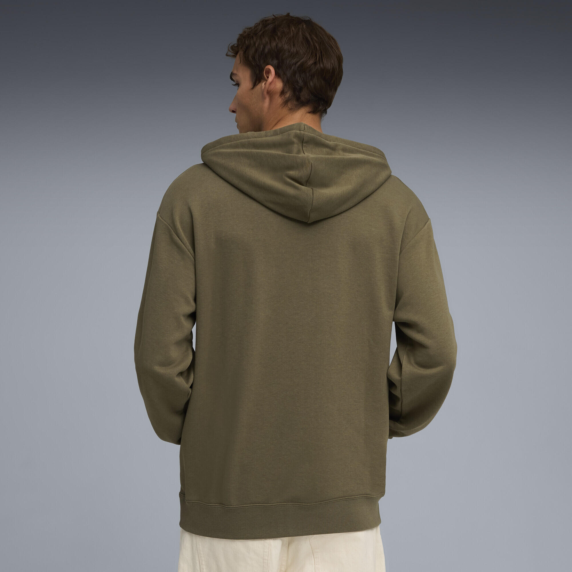 Felpa con cappuccio con logo Essentials N.1 dal taglio morbido da uomo PUMA 3/5
