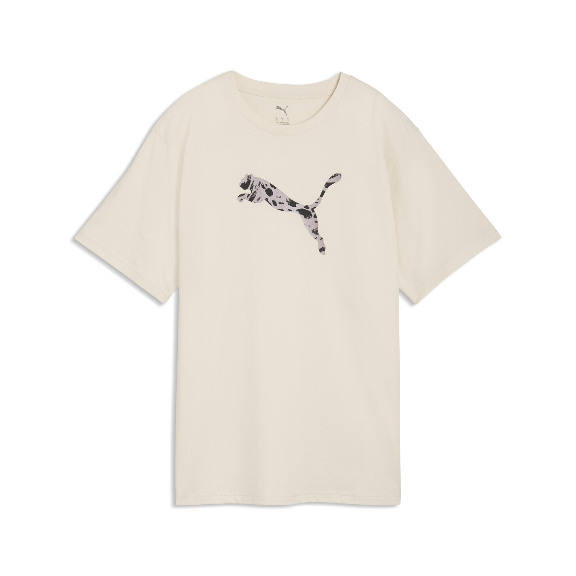 Tricou femei croiala lejera, Essentials Graphics Animal, albastru deschis PUMA