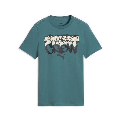 Mid 90s t-shirt met print voor jongeren puma