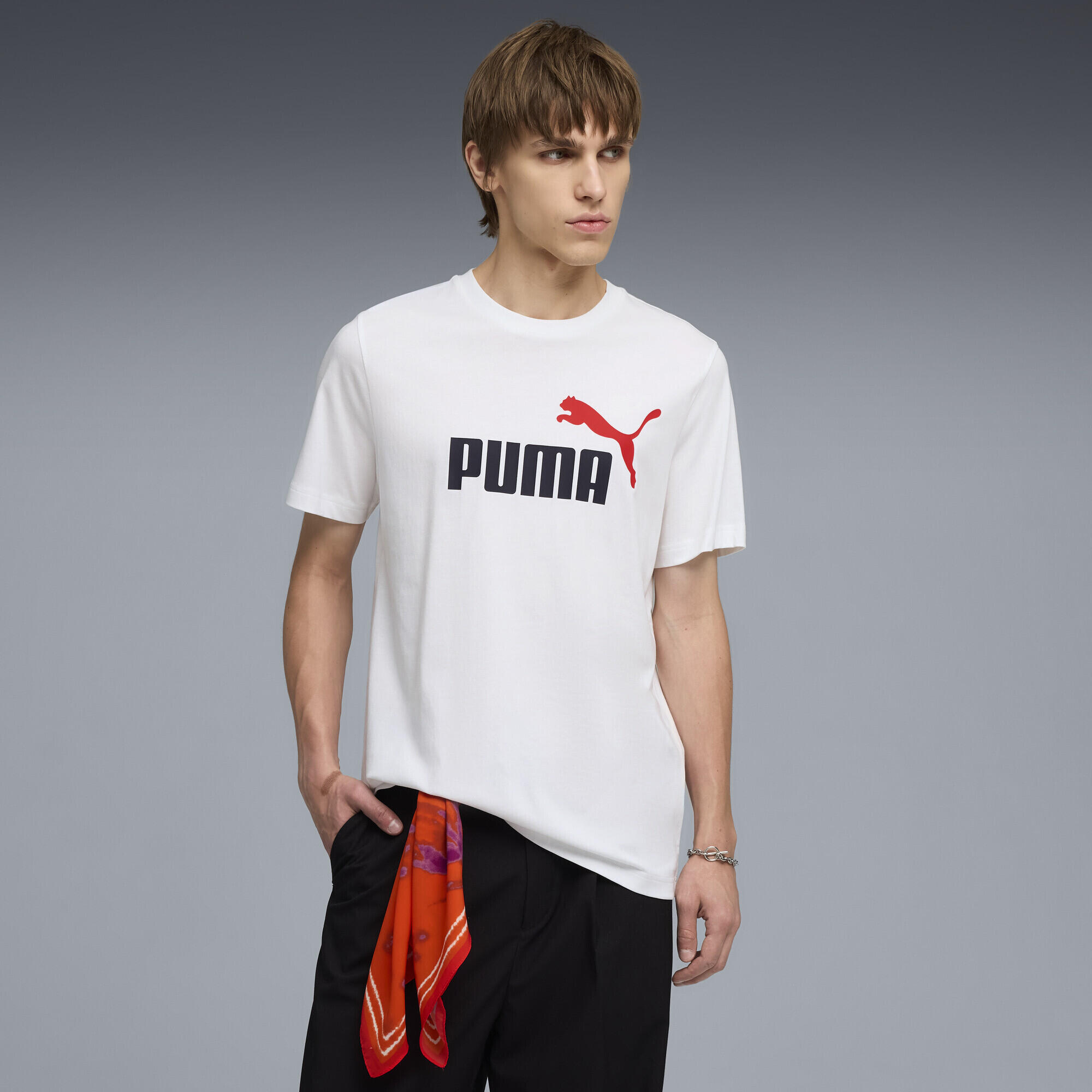 T-shirt homem logótipo grande Essentials 2 Colour No. 1 Logo PUMA 2/5