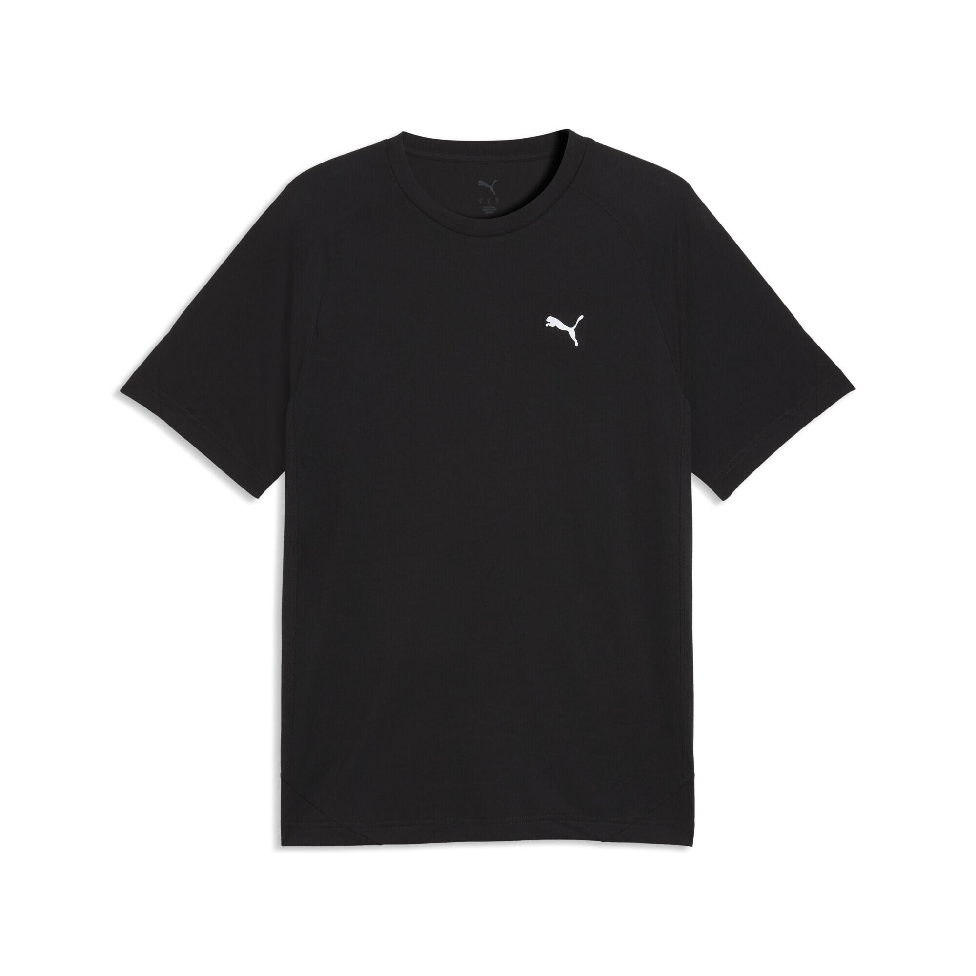 Tricou bărbați croială regulară Evostripe, alb PUMA