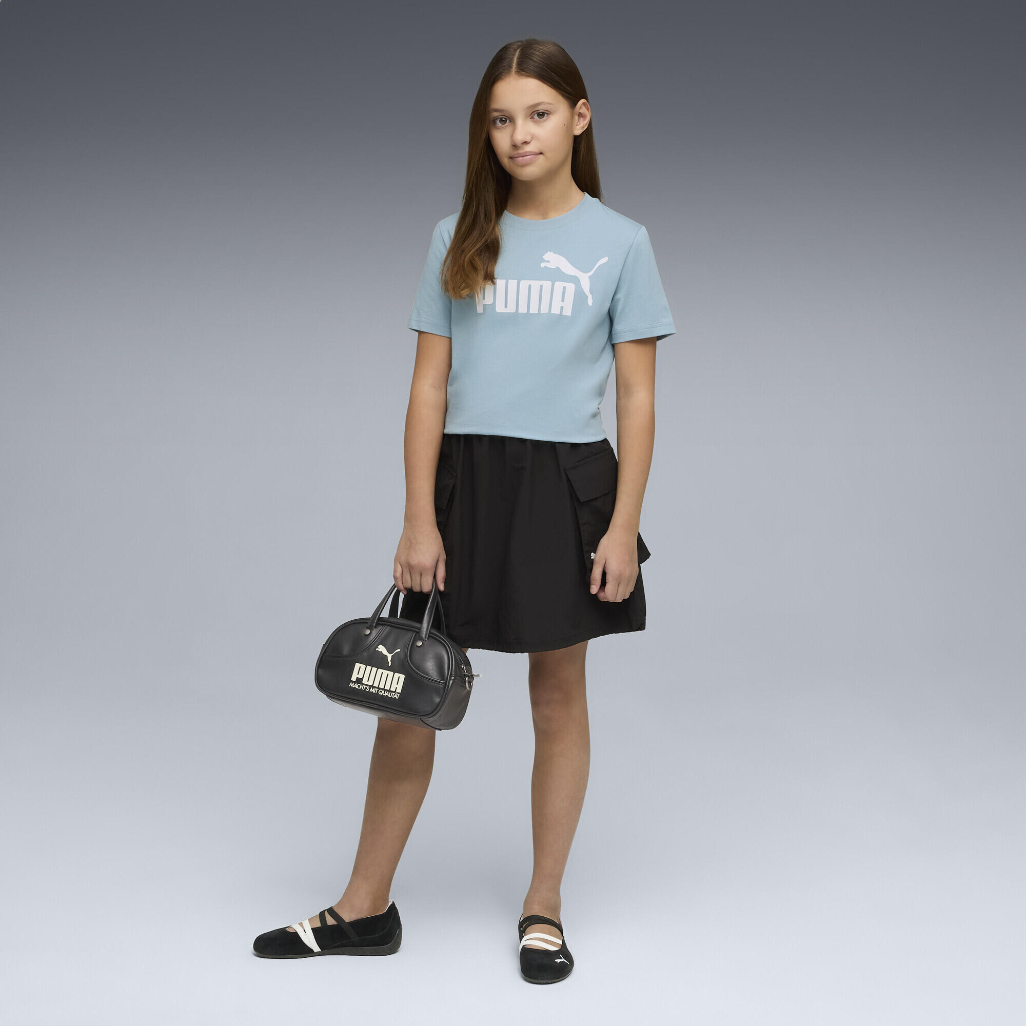 T-shirt infantil algodão estampa Ess No. 1 Logo PUMA 4/5