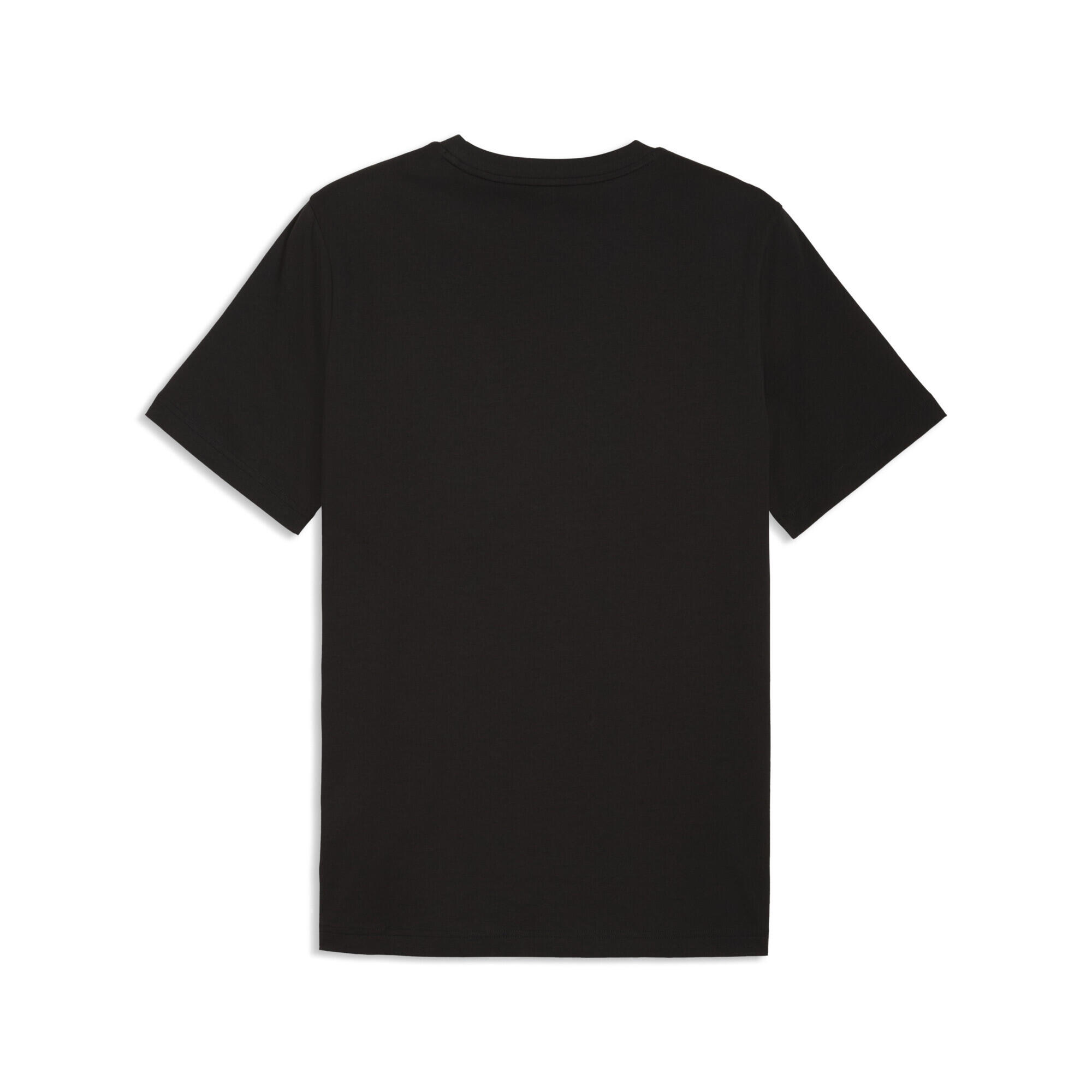 T-shirt con logo bicolore Essentials N. 1 da uomo PUMA 5/5