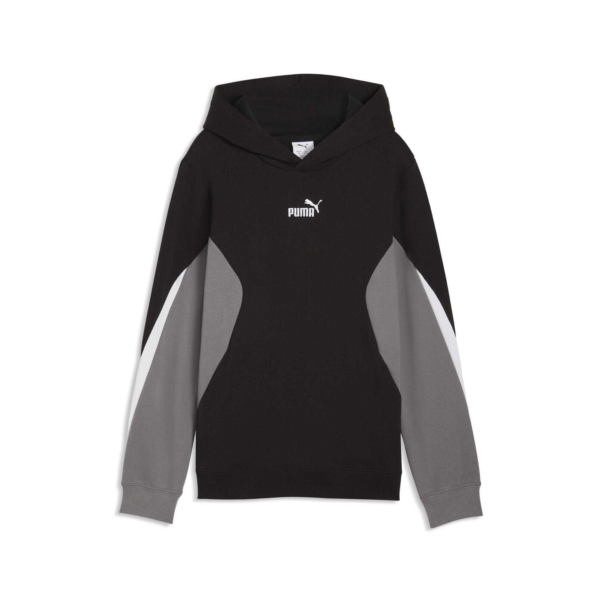 Puma - Sweat À Capuche Essentials Block Enfant Et Adolescent Puma - Pull - Noir - Decathlon