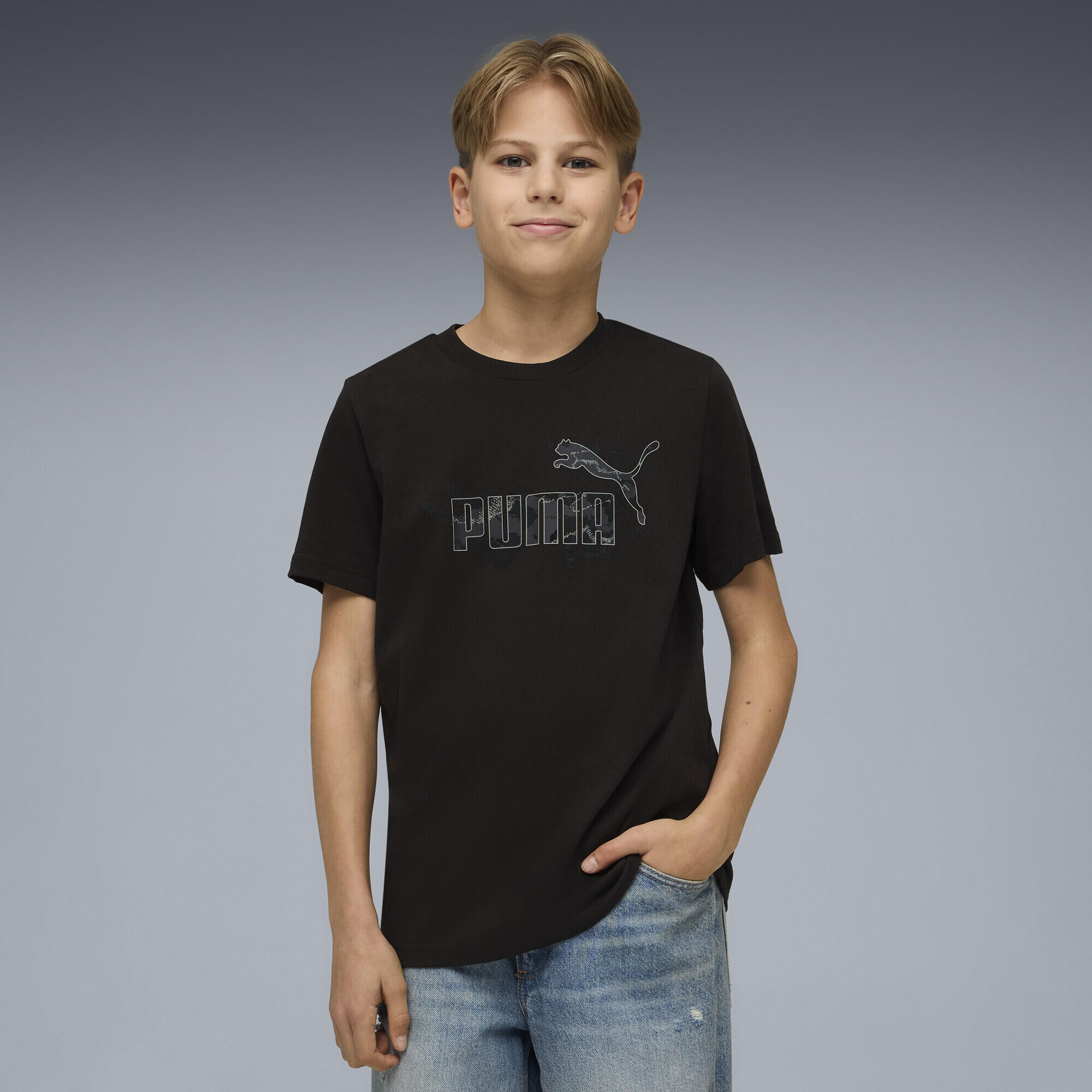 Essentials Camo T-Shirt Jungen PUMA 2/5