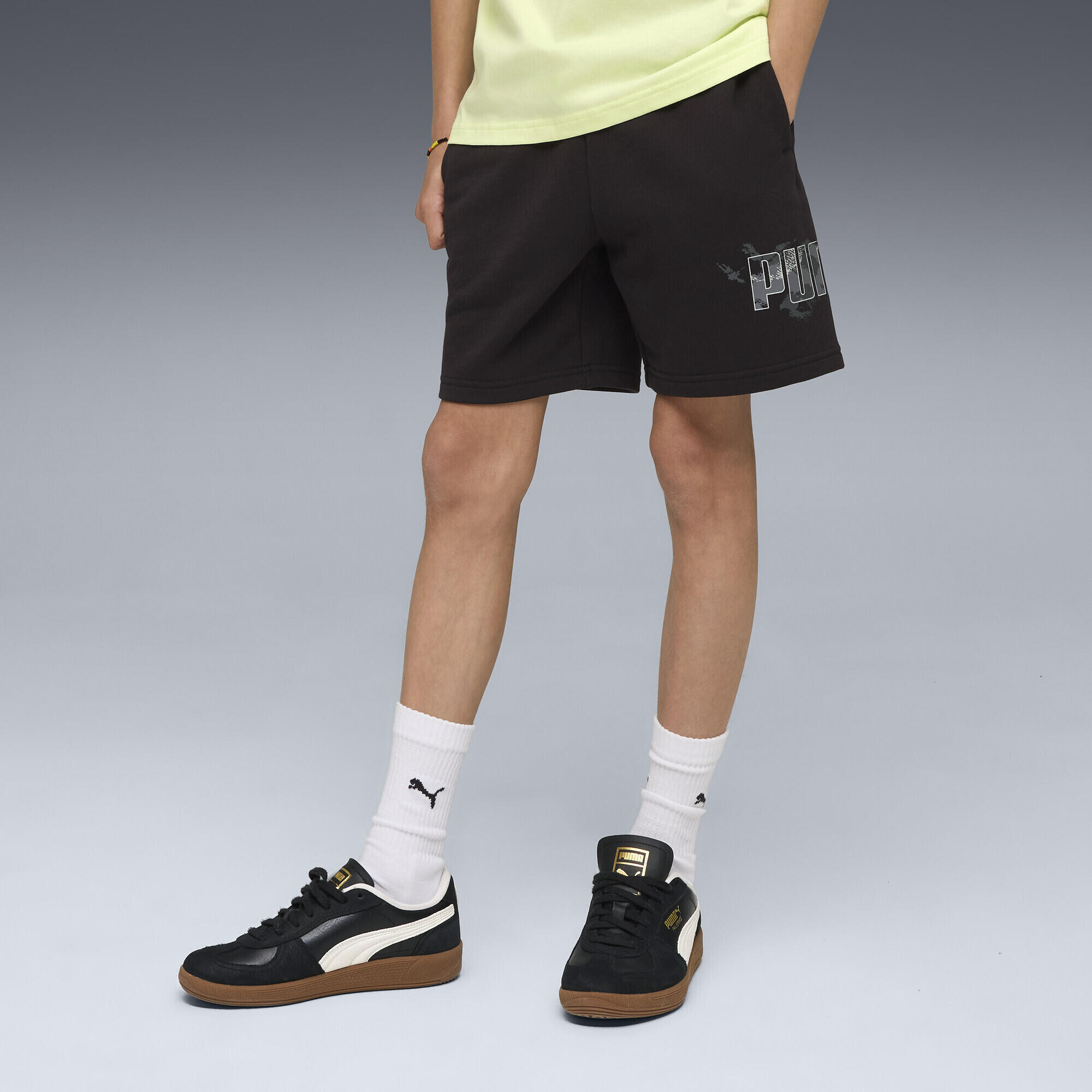 Calções Infantil Essentials Camo PUMA 2/5