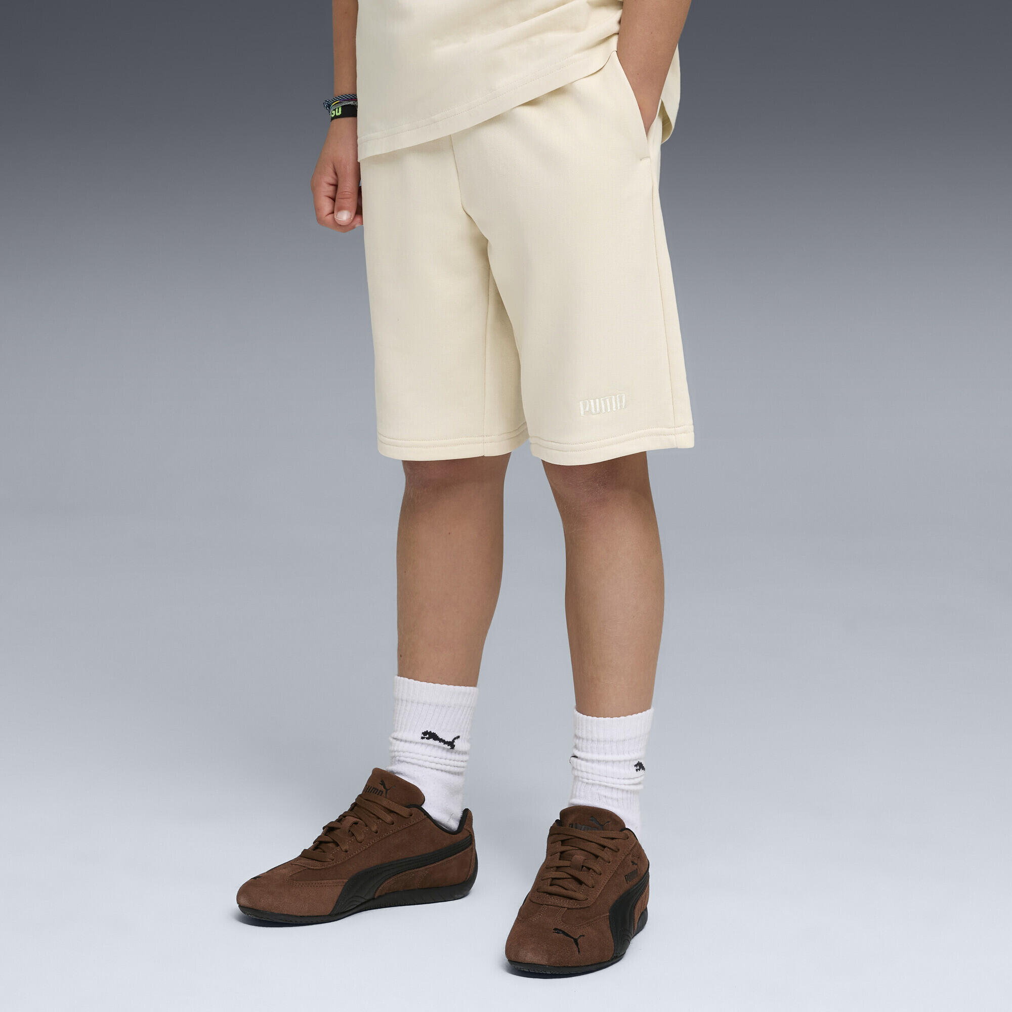 Młodzieżowe szorty Essentials z logo No.1 PUMA
