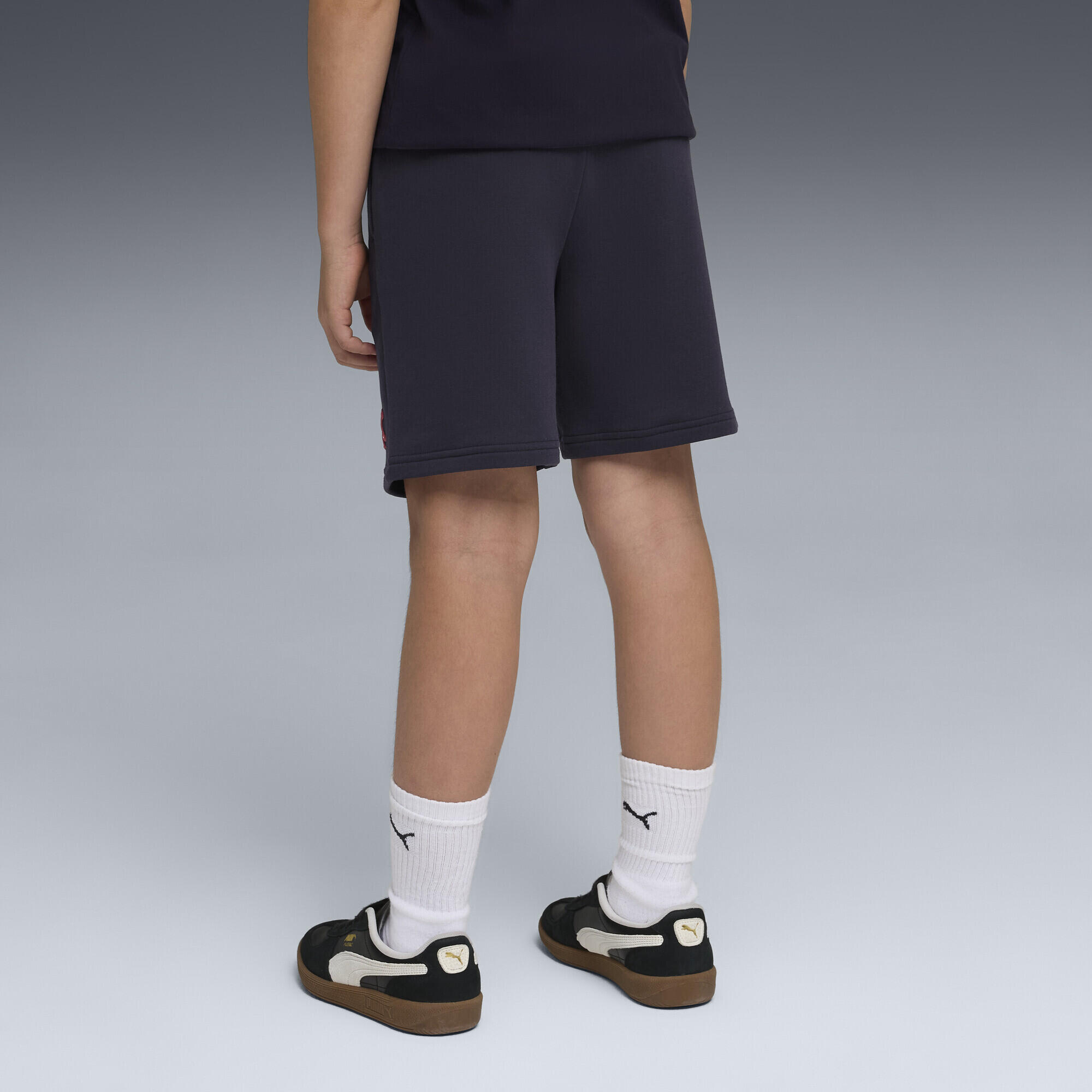 Calções infantil confortável Essentials Logo Lab Relaxed PUMA 3/5