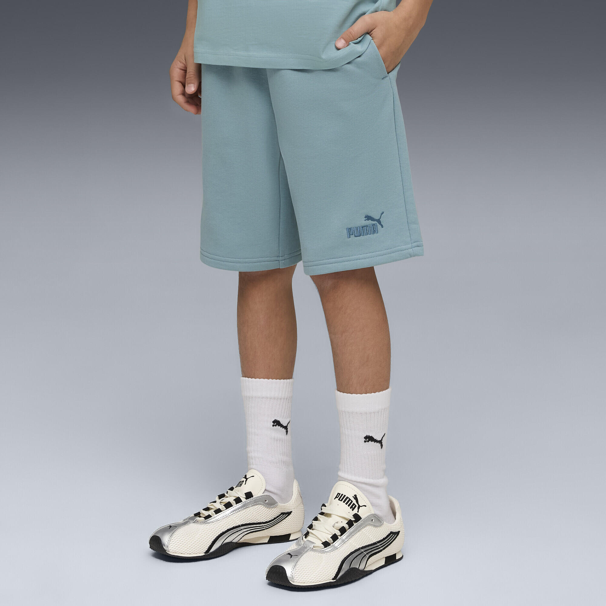 Calções infantil cintura elástica Essentials No. 1 Logo PUMA 2/5