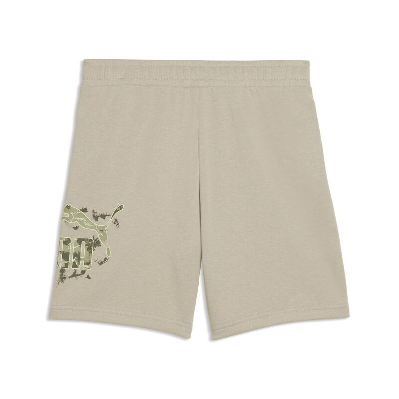 Șort copii talie elastică, Essentials Camo, bej PUMA