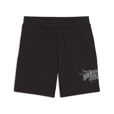 Essentials camo short voor jongeren puma