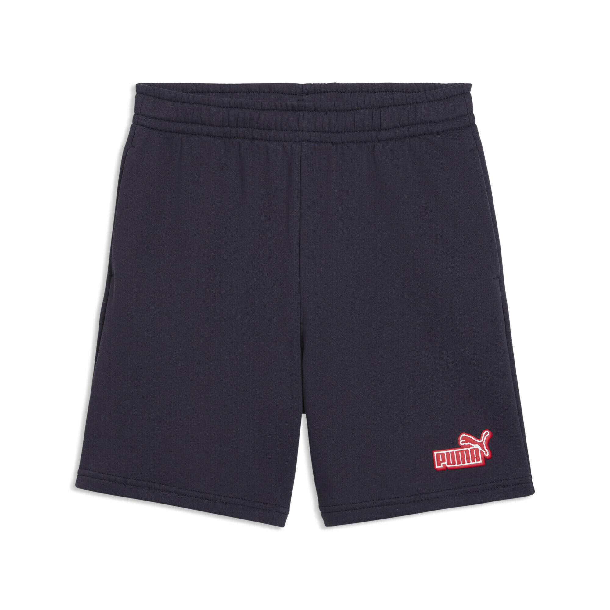 Șort copii talie elastică Essentials Logo Lab Relaxed, gri deschis PUMA