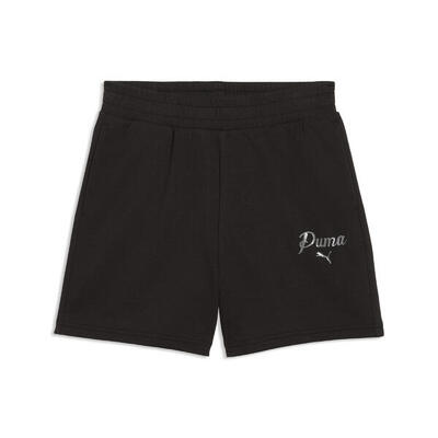 Shorts a vita alta Essentials Script 5" da donna PUMA
