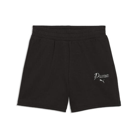 Shorts a vita alta Essentials Script 5" da donna PUMA