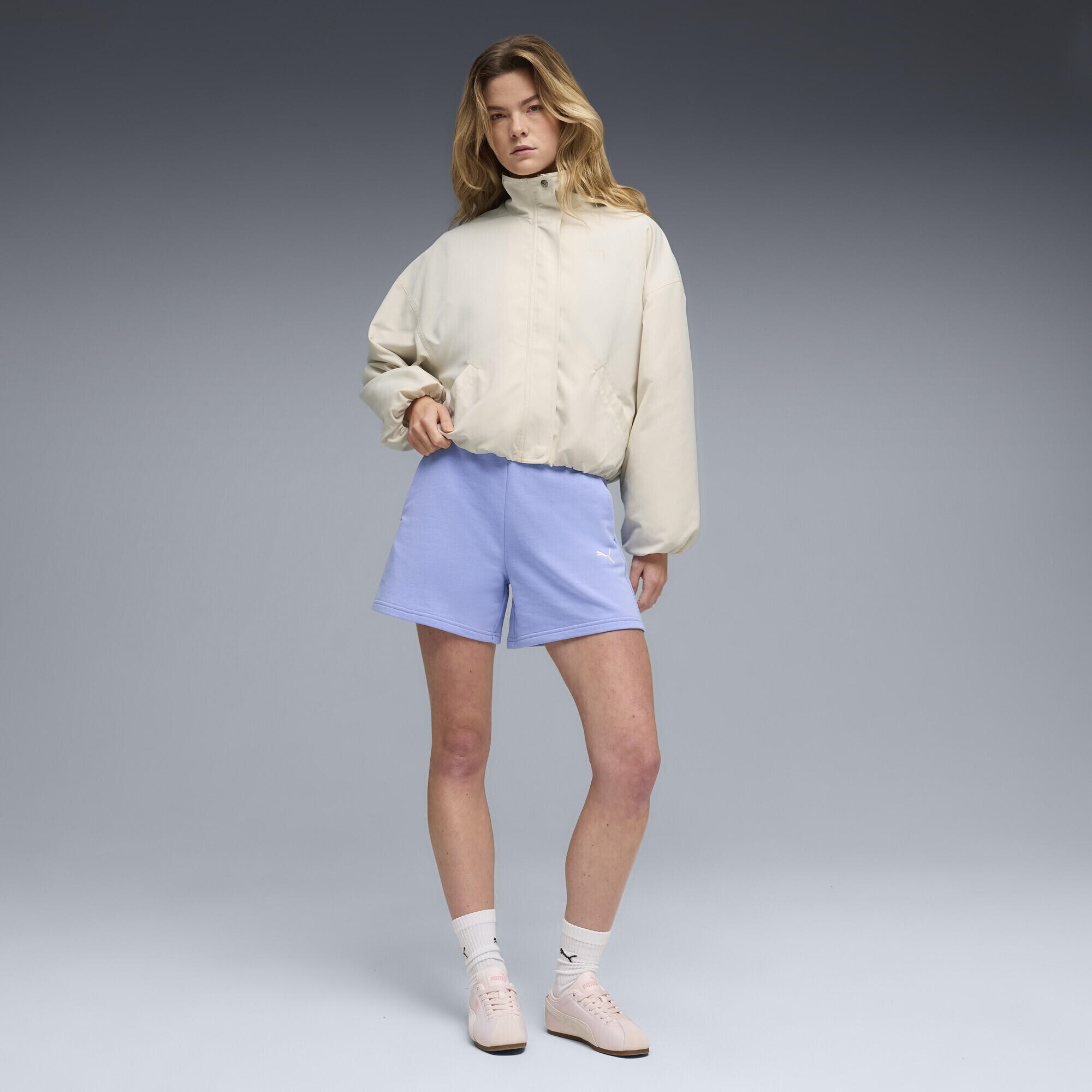 Shorts a vita alta PUMA Class 5" da donna PUMA 4/5