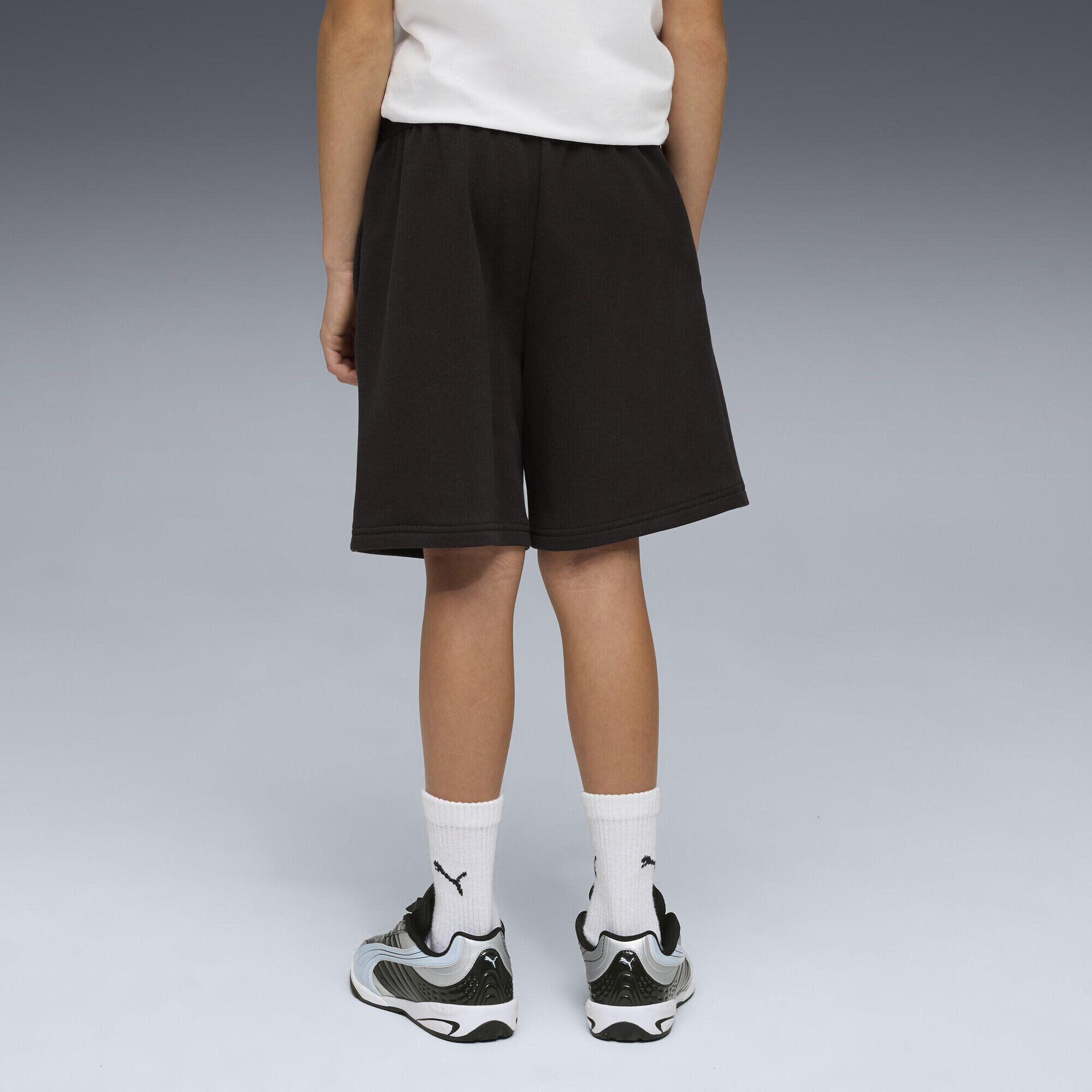 Shorts con logo Essentials Lab dal taglio morbido per ragazzi PUMA 3/5