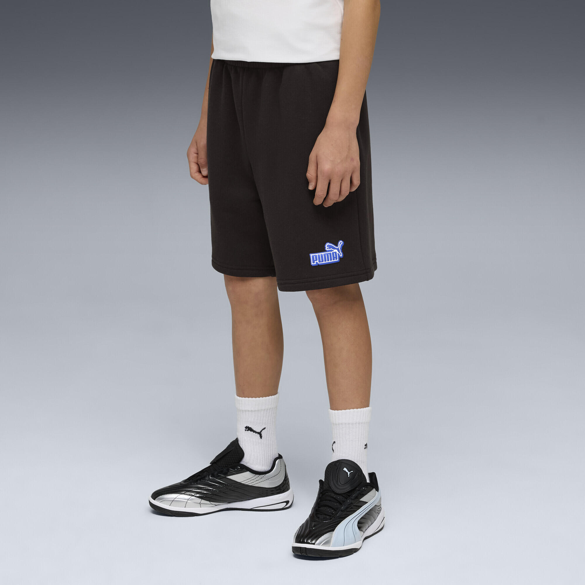 Shorts con logo Essentials Lab dal taglio morbido per ragazzi PUMA 2/5