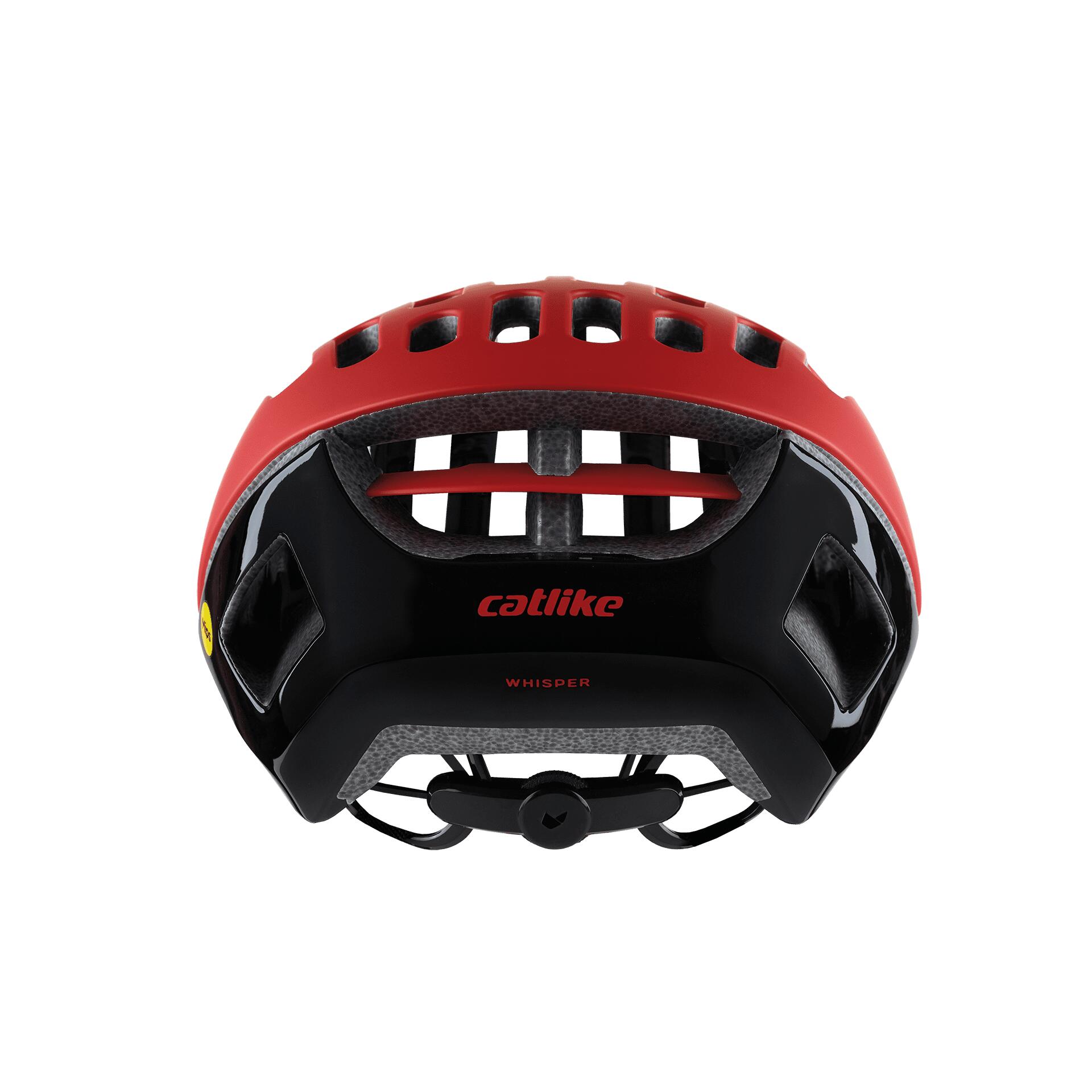 CATLIKE Whisper II -  Casque Performance Route, VTT, Gravel  - Rouge Mat 4/7