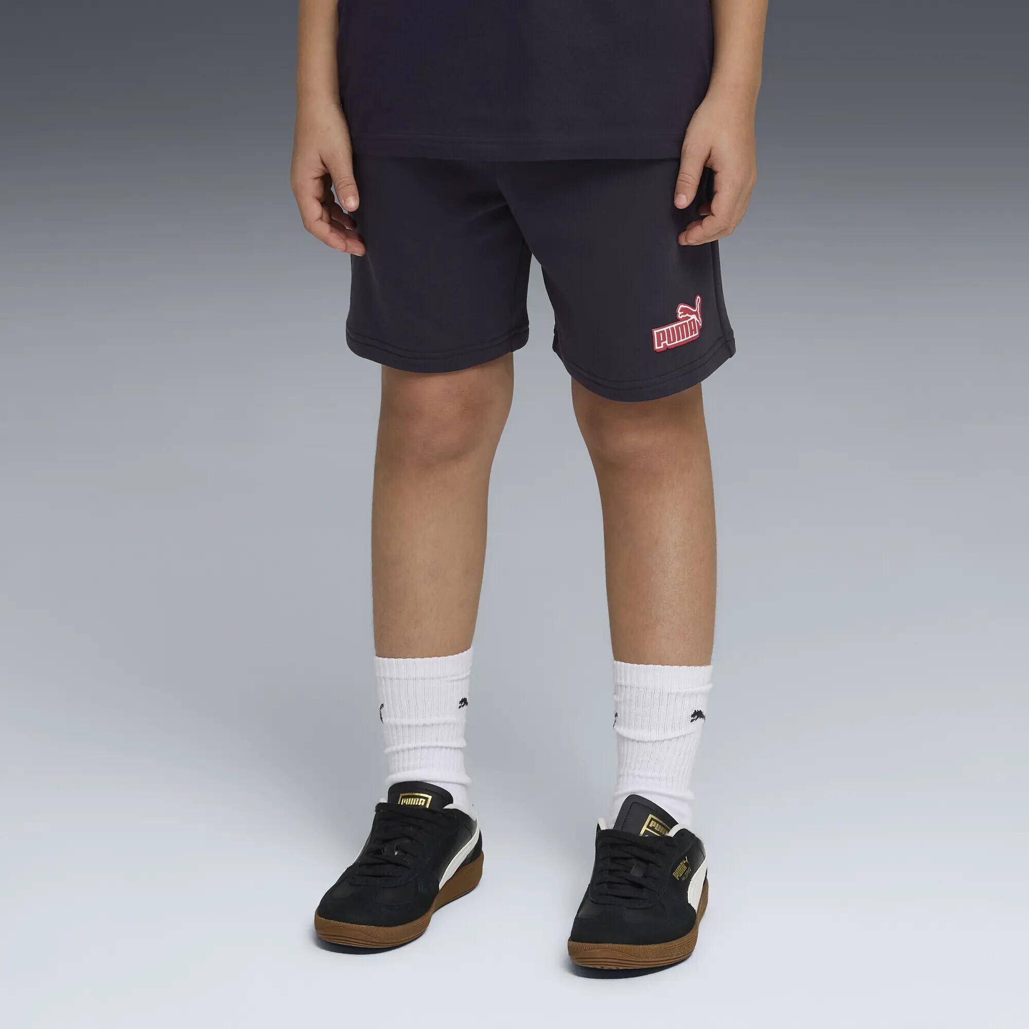 Shorts con logo Essentials Lab dal taglio morbido per ragazzi PUMA 2/5