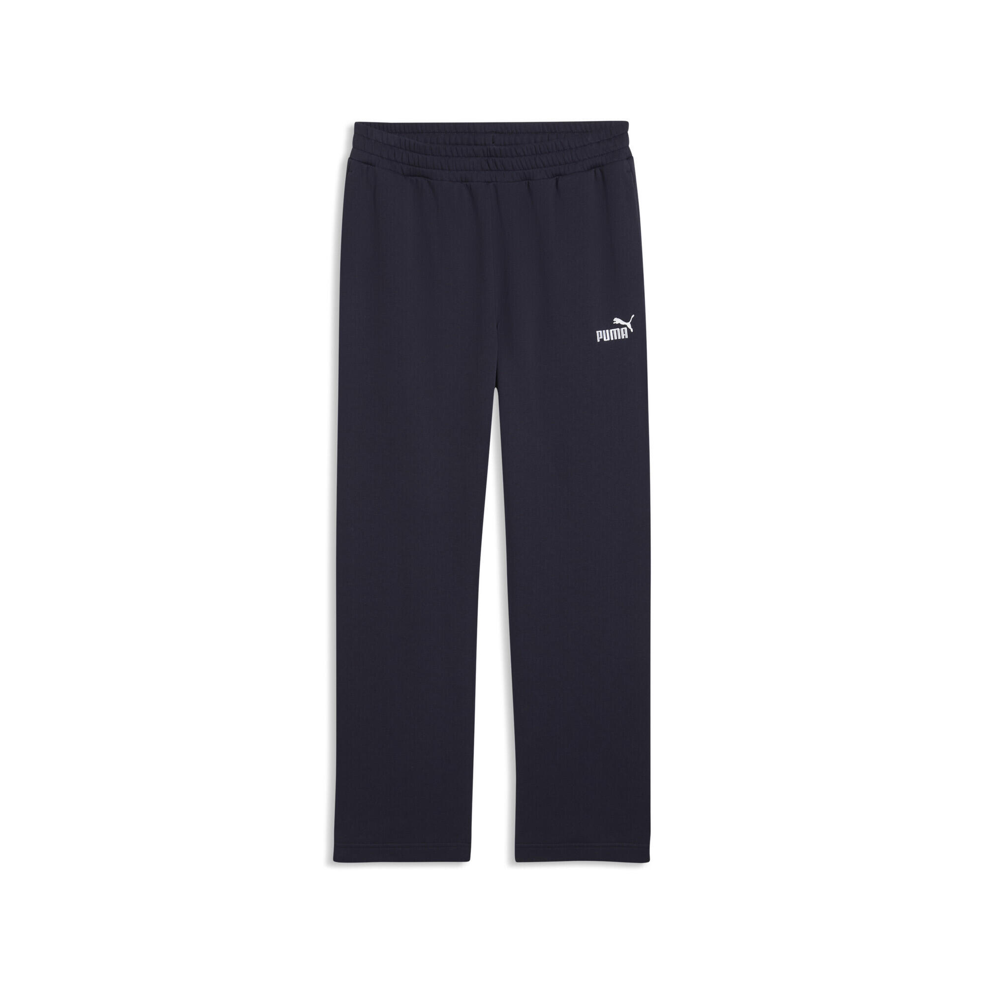 Pantalon bărbați croială lejeră, Essentials No.1 Logo Relaxed, negru PUMA