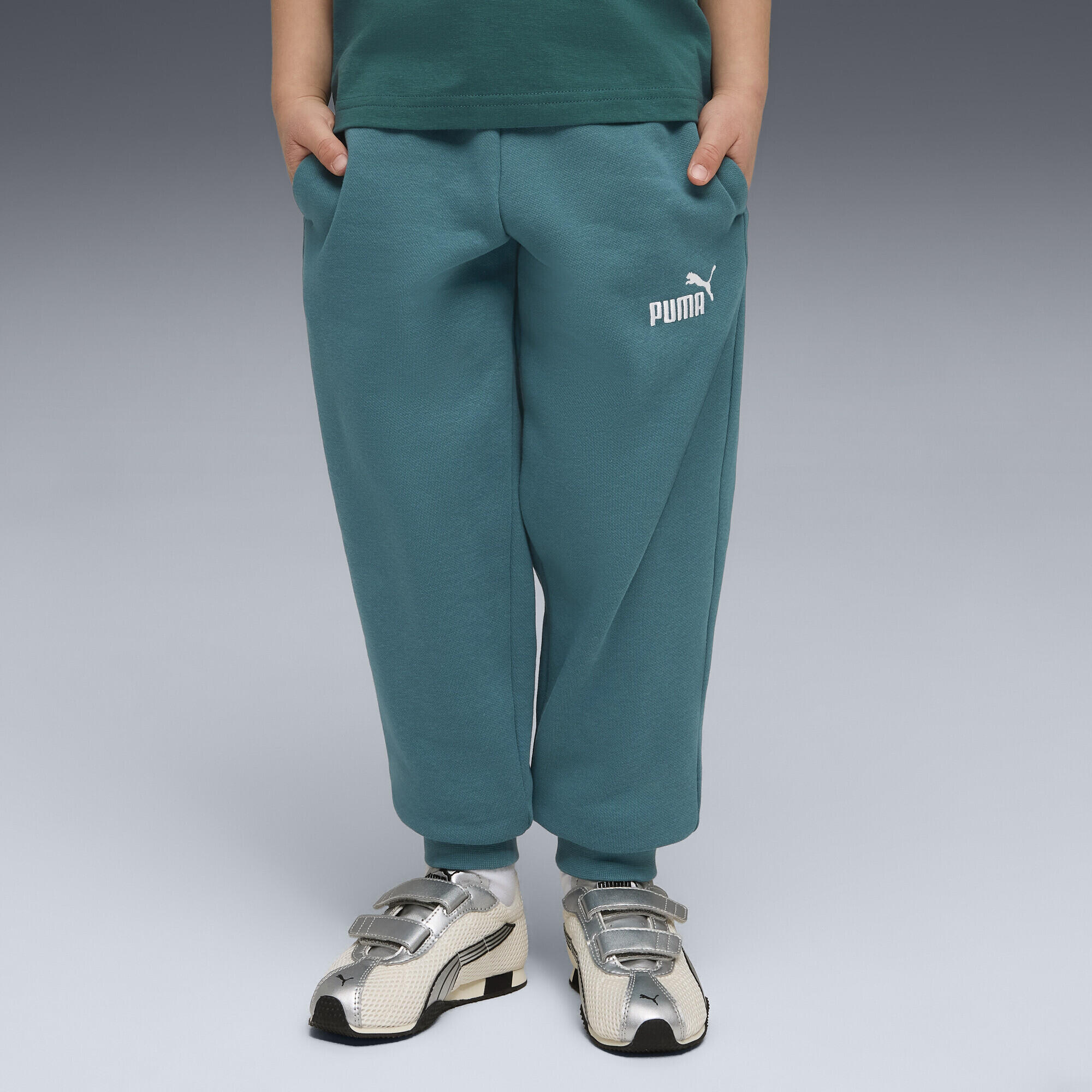 Dziecięce polarowe spodnie dresowe ESS z logo No. 1 PUMA