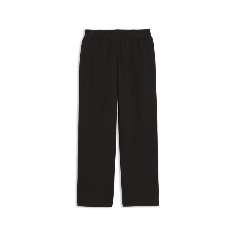 Pantalon bărbați croială lejeră, Essentials No.1 Logo Relaxed, negru PUMA
