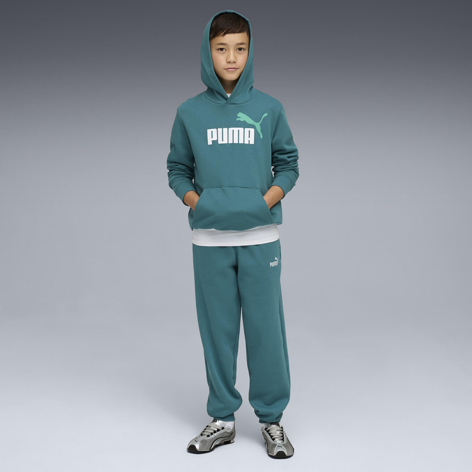 ESS No. 1 Logo Fleece-Jogginghose Jungen PUMA 4/5