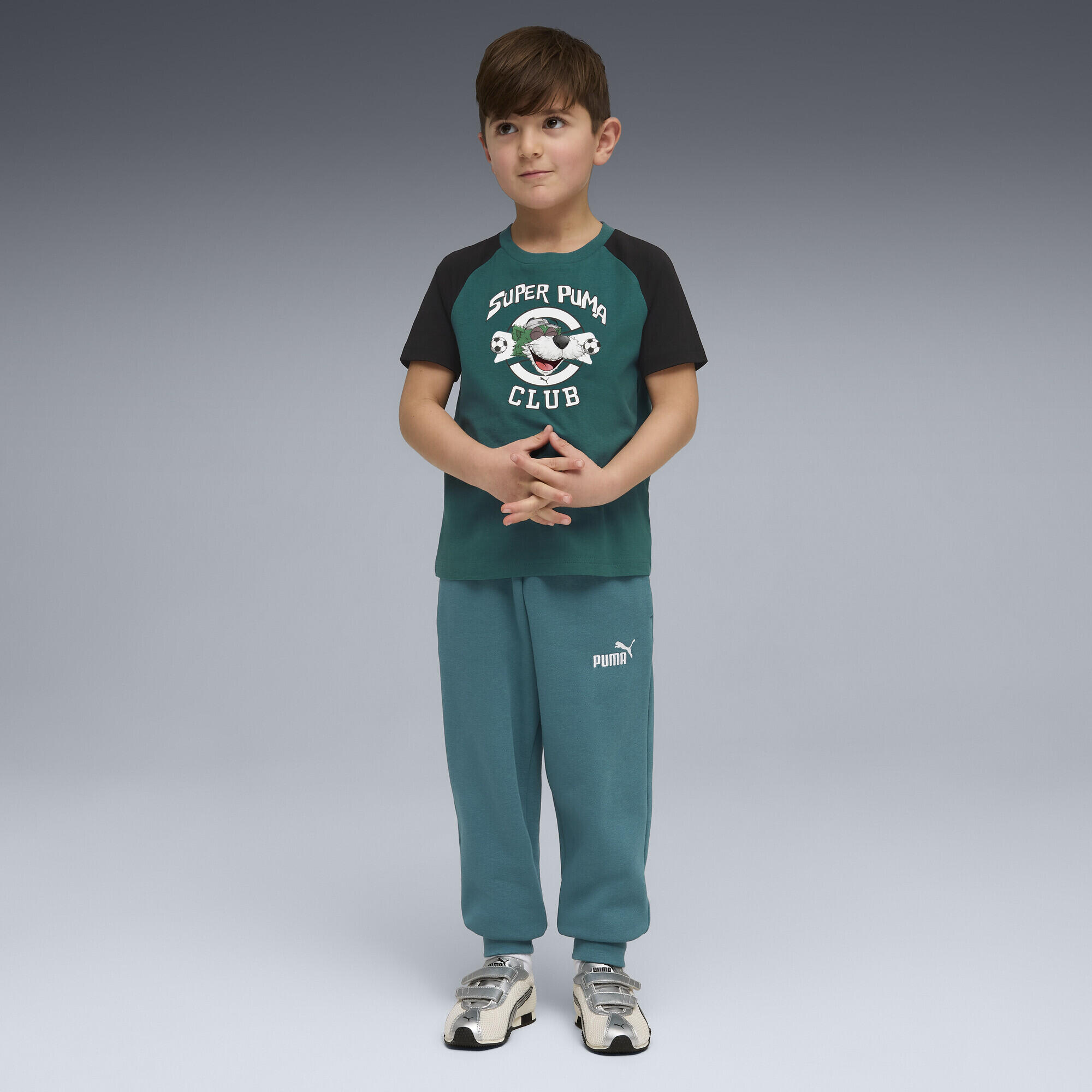 ESS No. 1 Logo Fleece-Jogginghose Jungen PUMA 4/5