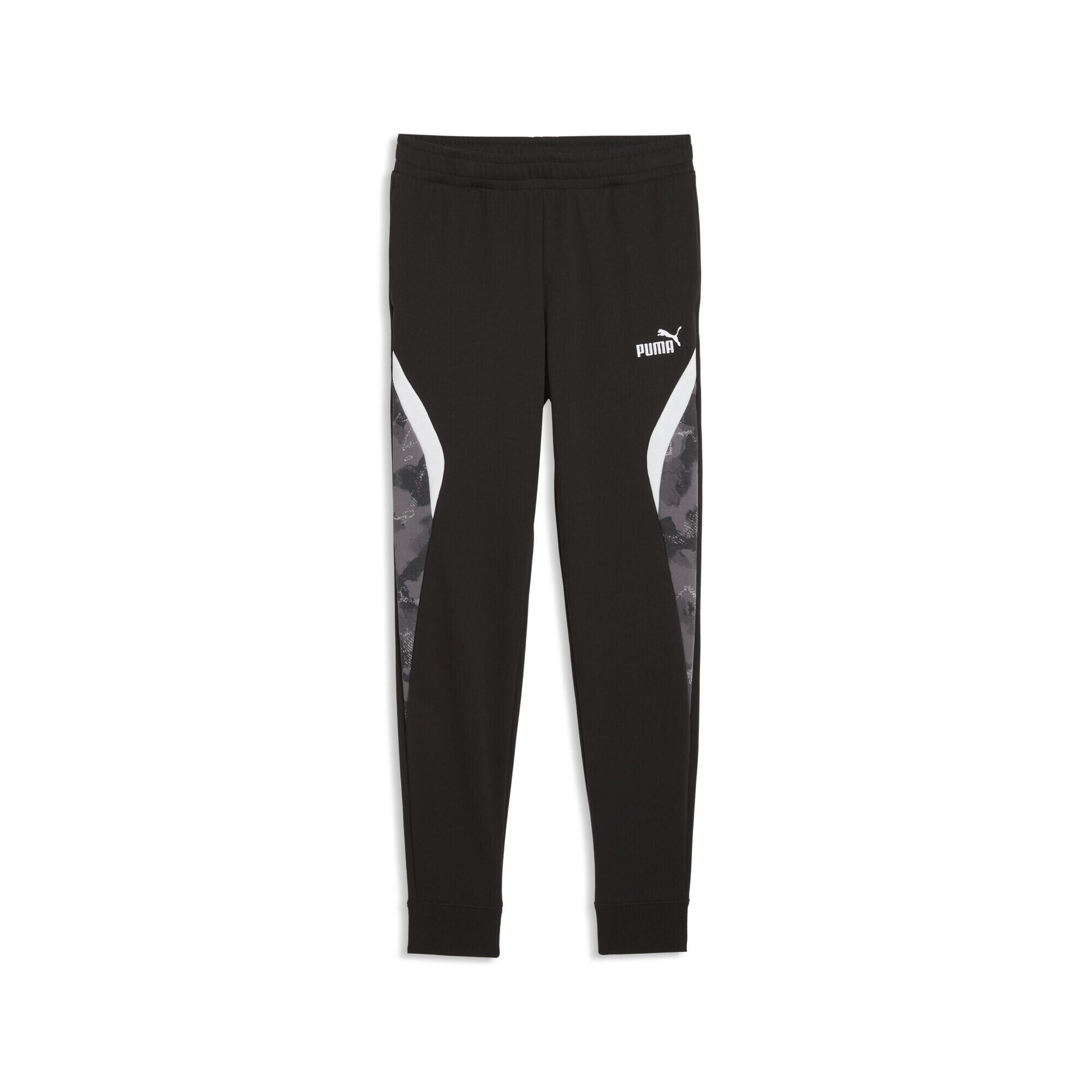 Puma - Pantalon De Survêtement À Motif Camouflage Essentials Enfant Et Adolescent Puma - Pantalons - Gris|mauve|noir - Decathlon