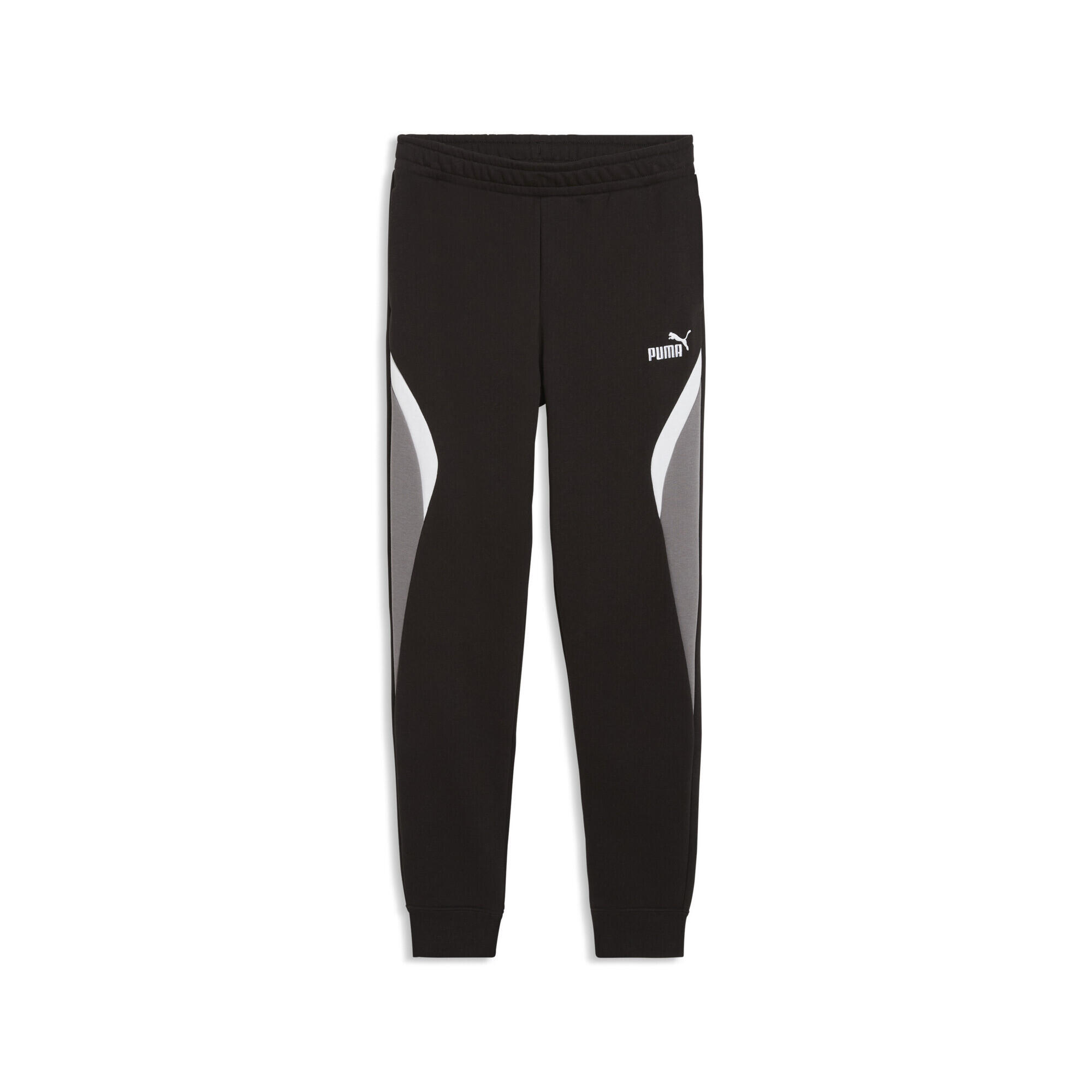 Pantalon copii bumbac lejer Essentials Block, bleumarin PUMA