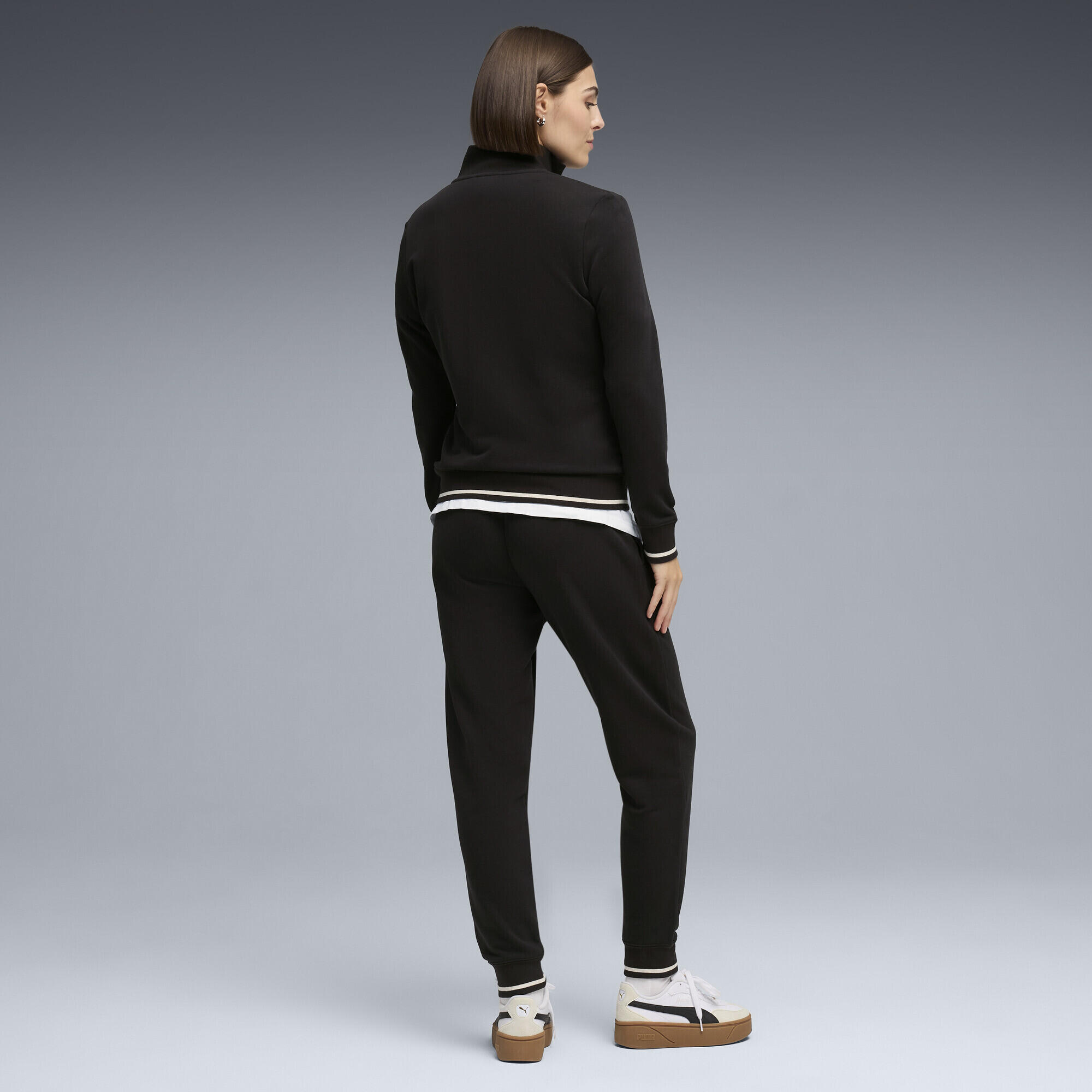 Survêtement zippé à logo métallisé Femme PUMA 3/5