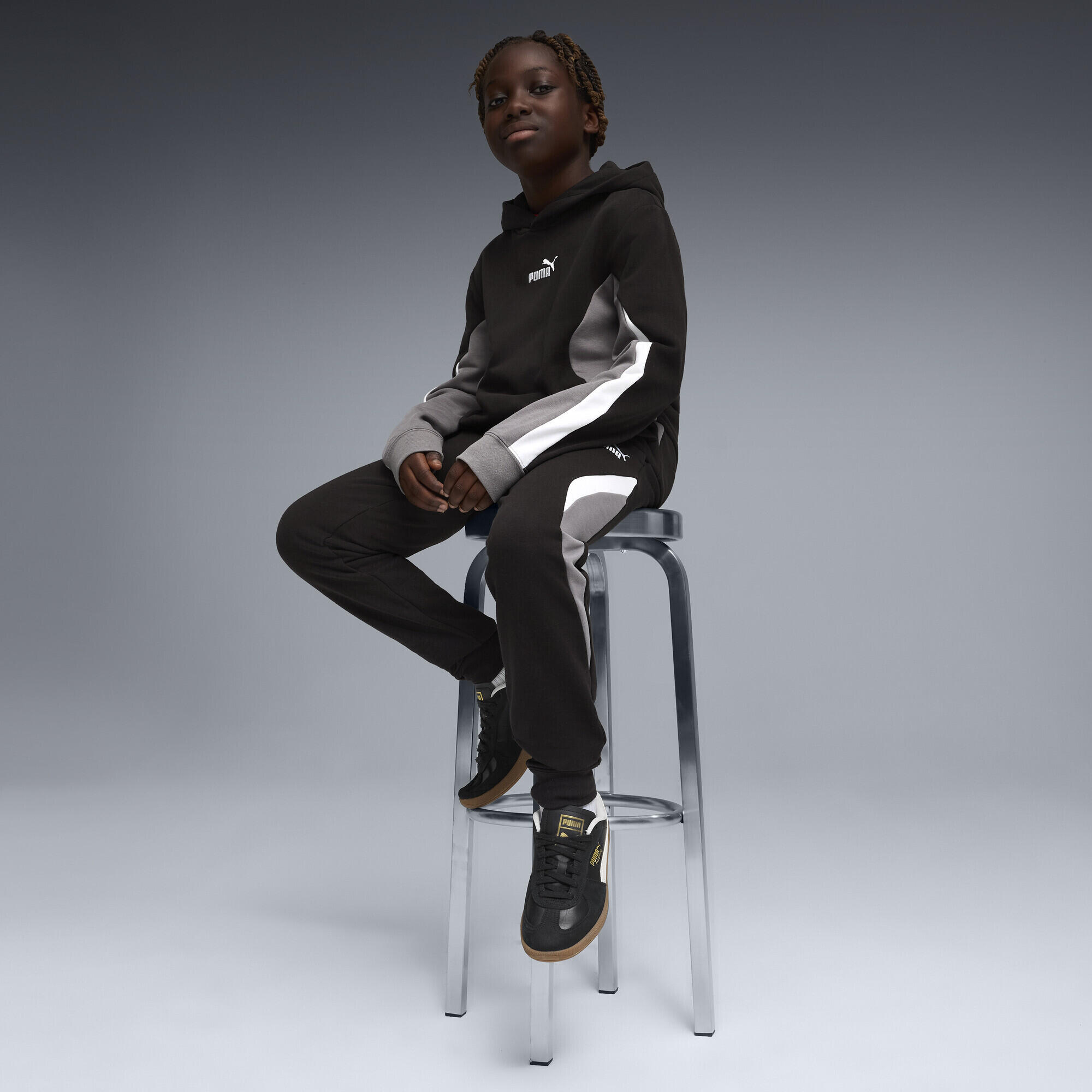 Essentials Block Jogginghose Jungen PUMA 4/5