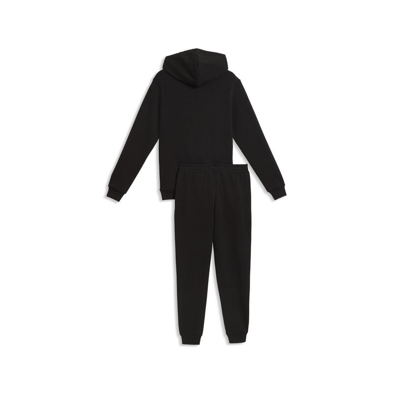 Trening bărbați glugă cu fermoar Essentials Elevated, bej și negru PUMA
