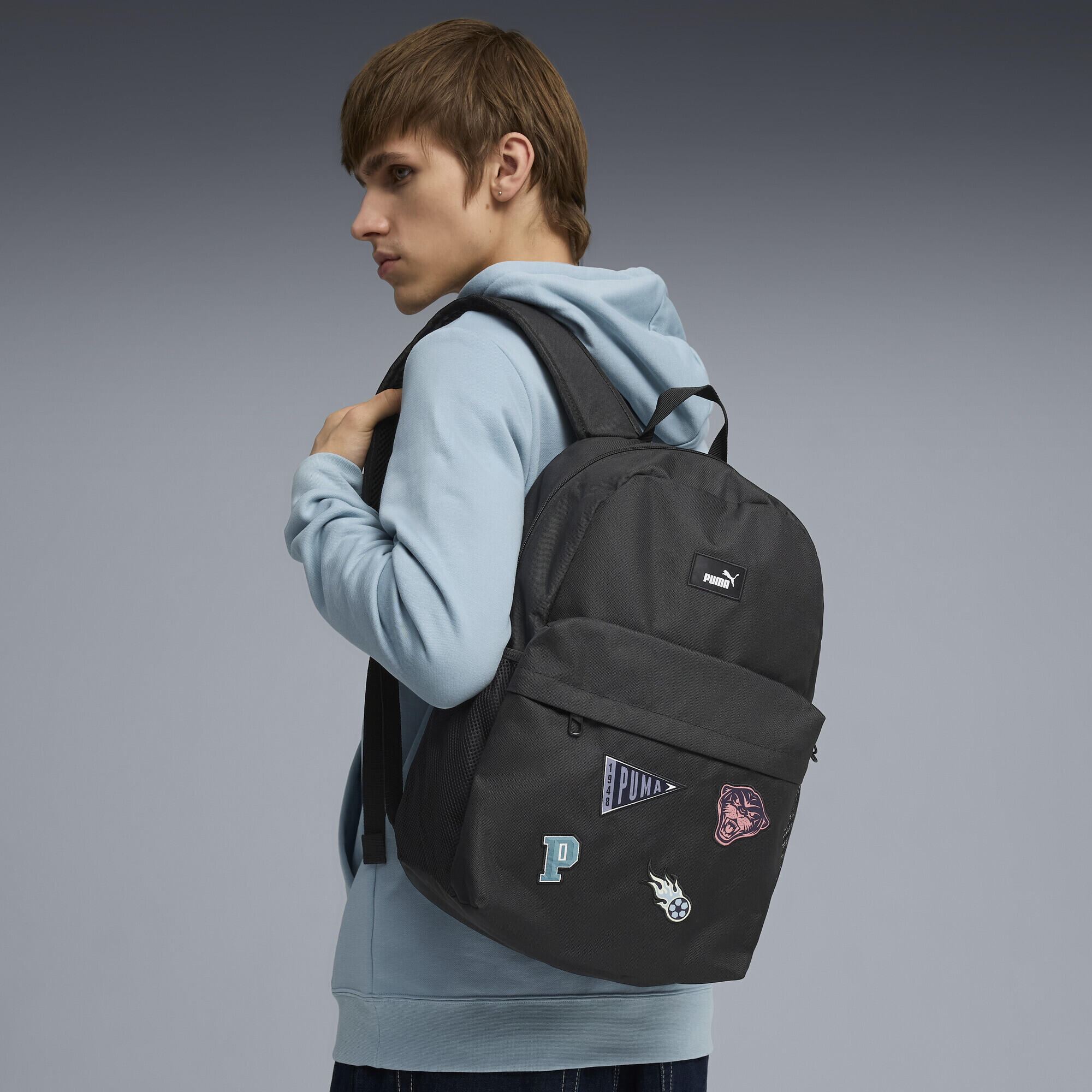 PUMA Phase rugzak met patches, 20 liter PUMA 2/3