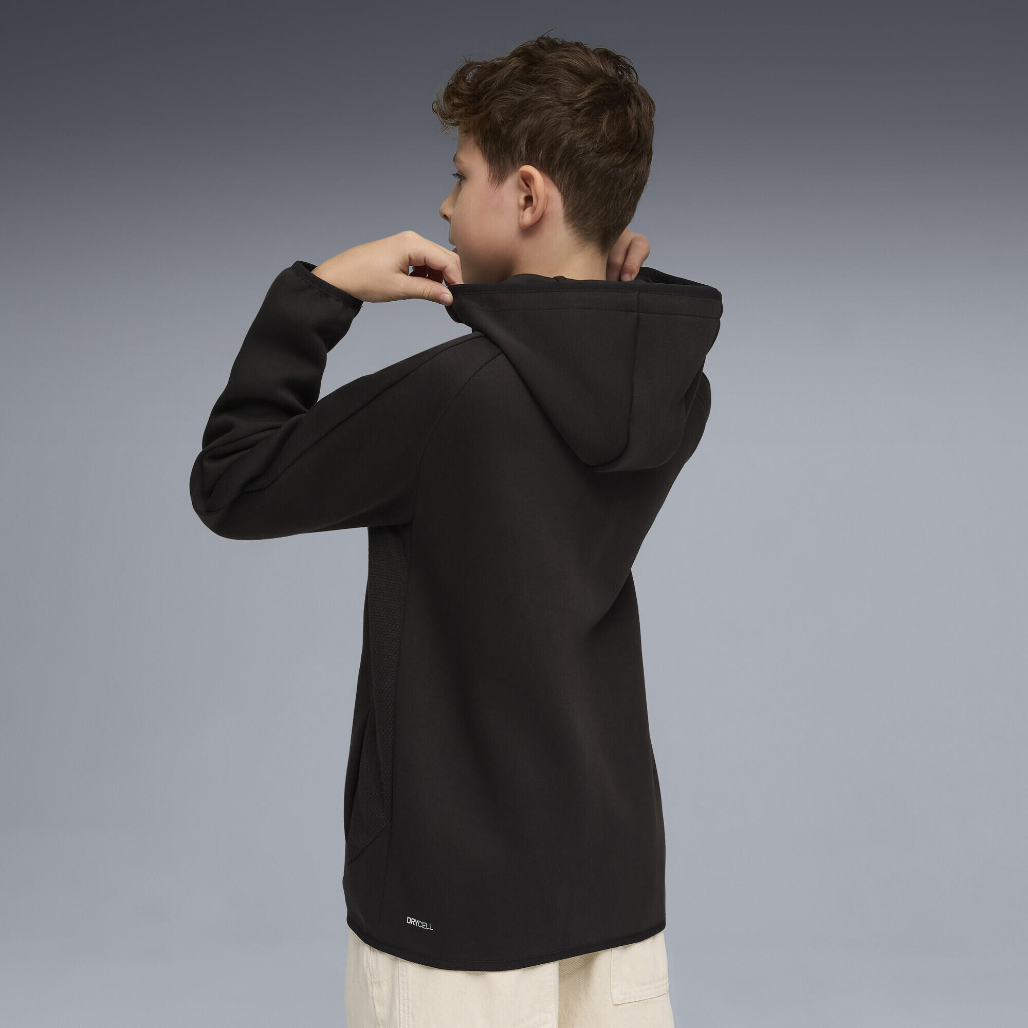 Felpa con cappuccio e zip integrale Evostripe da ragazzo PUMA 3/5