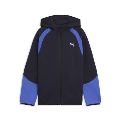Evostripe hoodie met rits voor jongeren puma