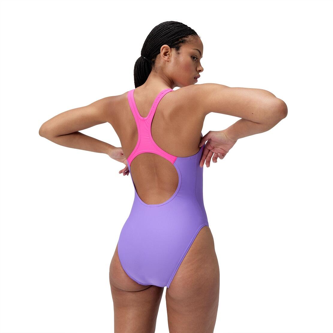 Strój kąpielowy jednoczęściowy damski na basen Speedo Medley Logo 6/7