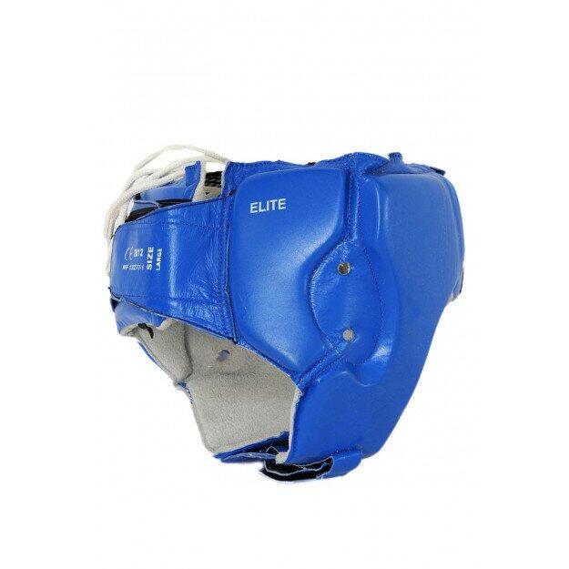 Capacete de boxe Élite Amateur azul 3/4
