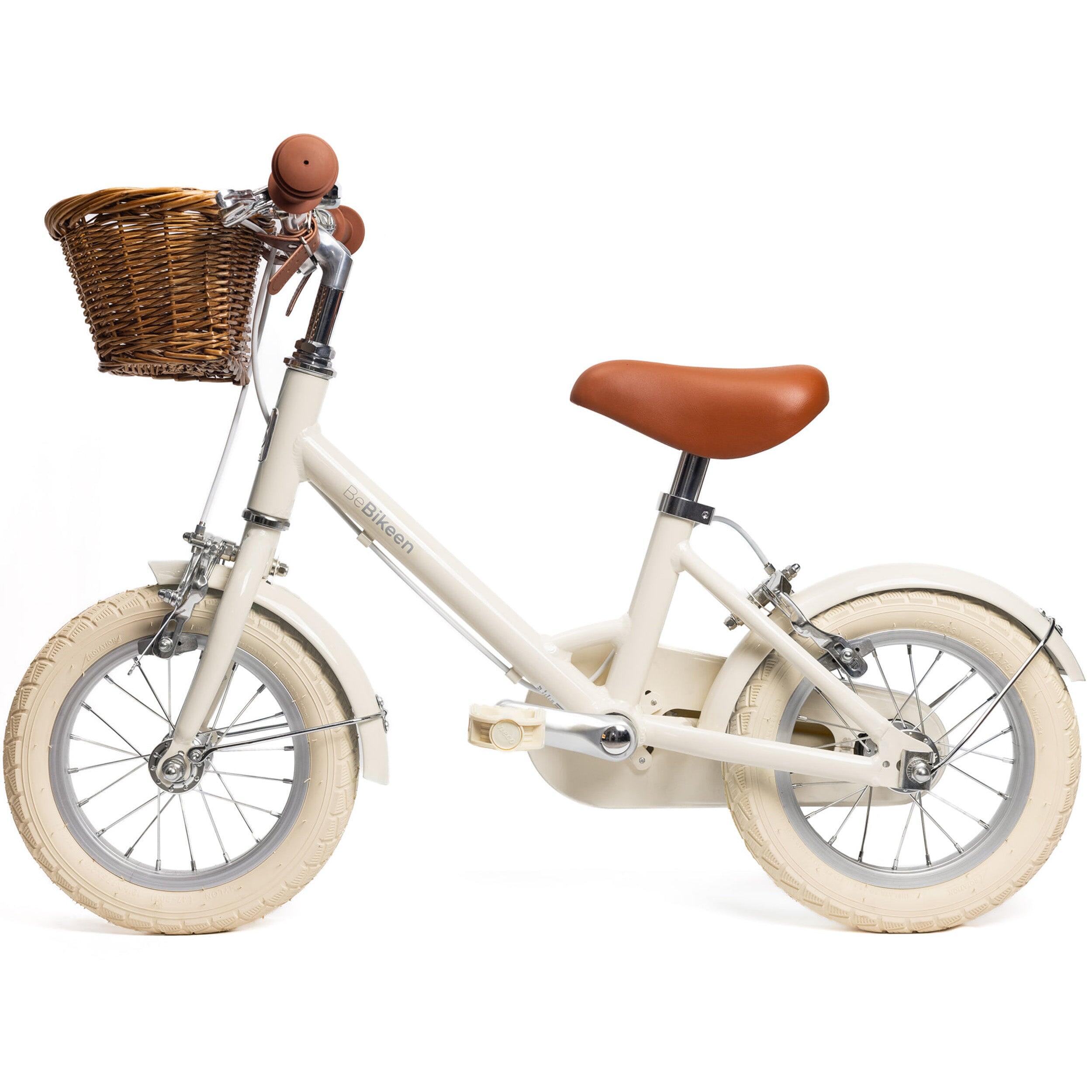 Bicicleta infantil 12 polegadas 2–4 anos em alumínio leve – Creme 4/8