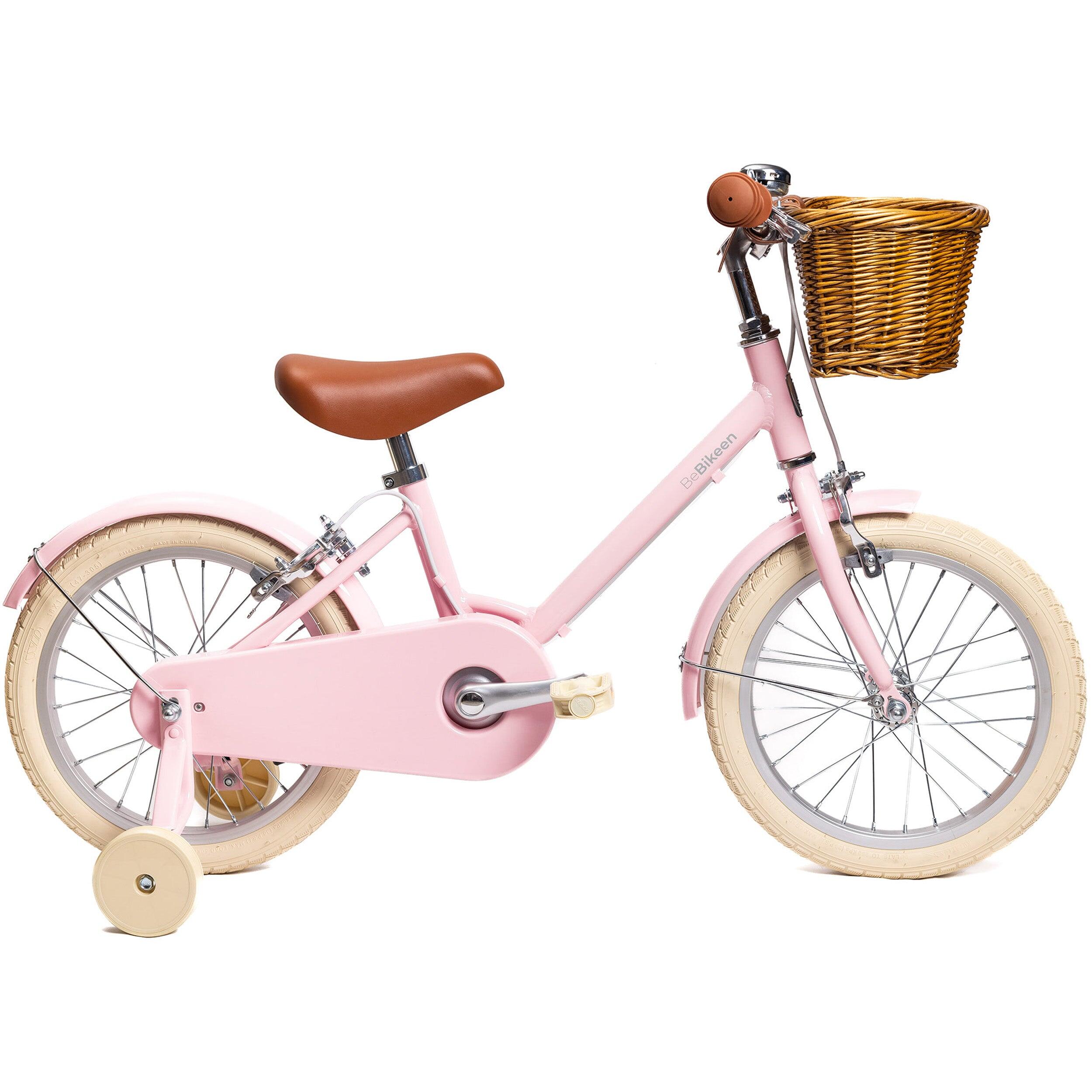 Bicicleta infantil 16 polegadas 4–6 anos em alumínio leve – Rosa 3/8