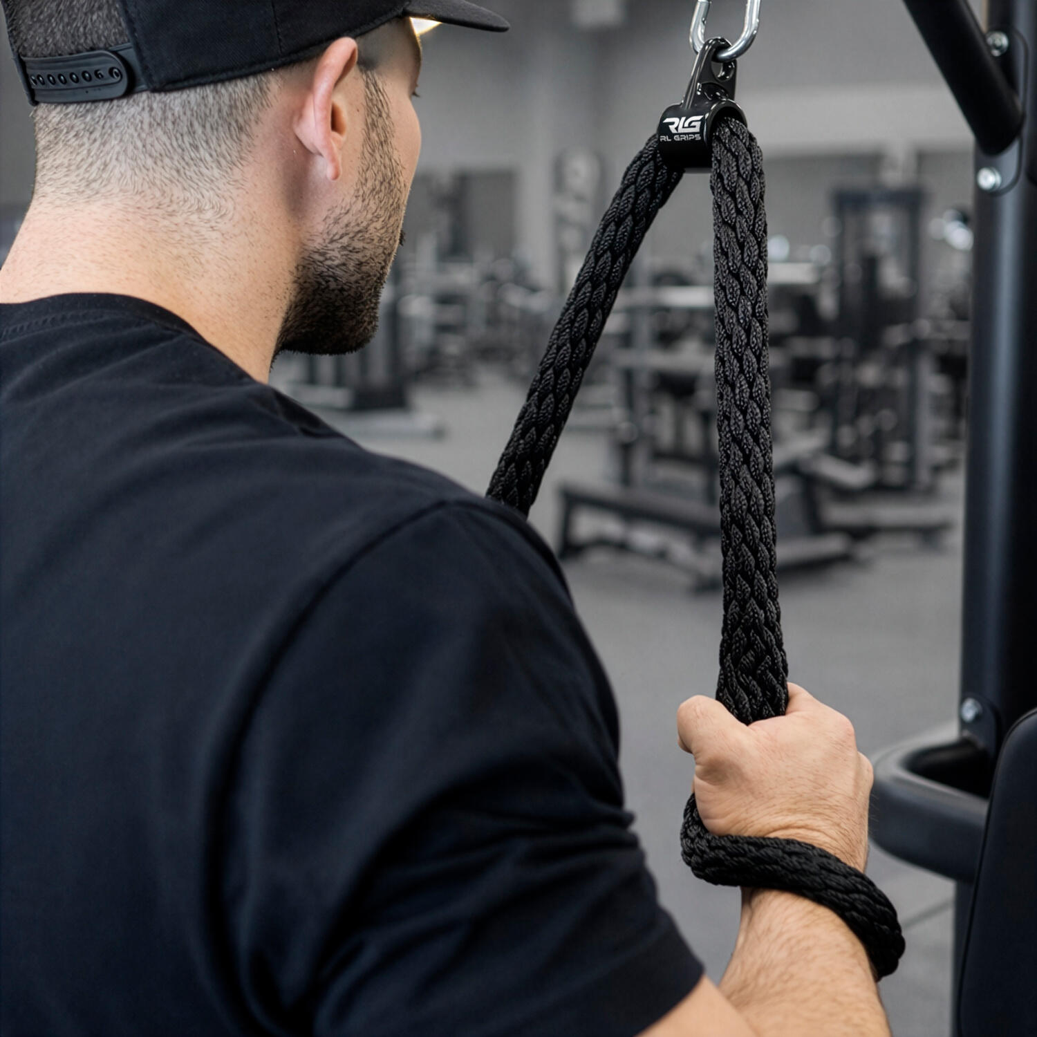 Cuerda de Tríceps de Gran Durabilidad para Gimnasio sin Tornillos RL Grips 2/7