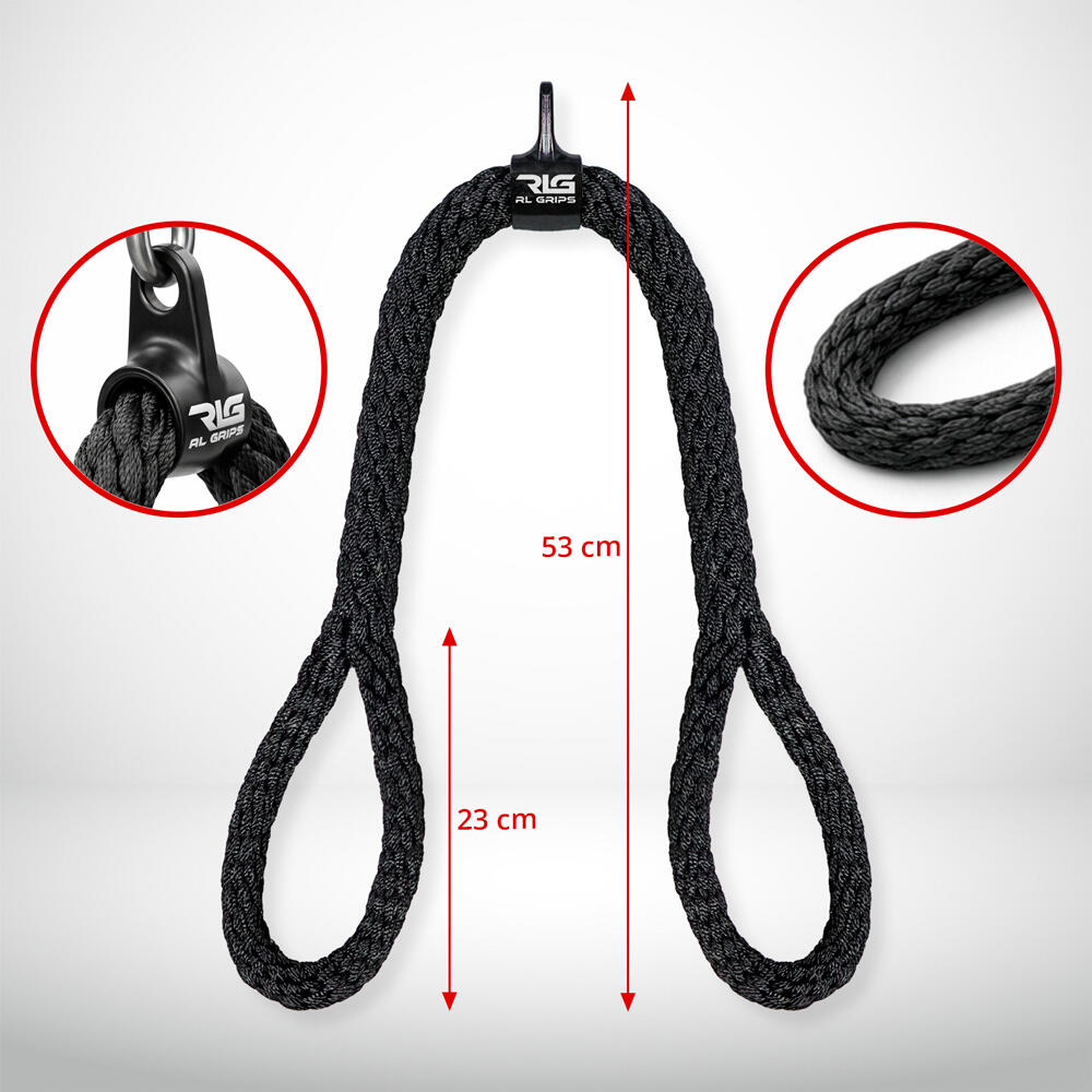 Cuerda de Tríceps de Gran Durabilidad para Gimnasio sin Tornillos RL Grips 5/7