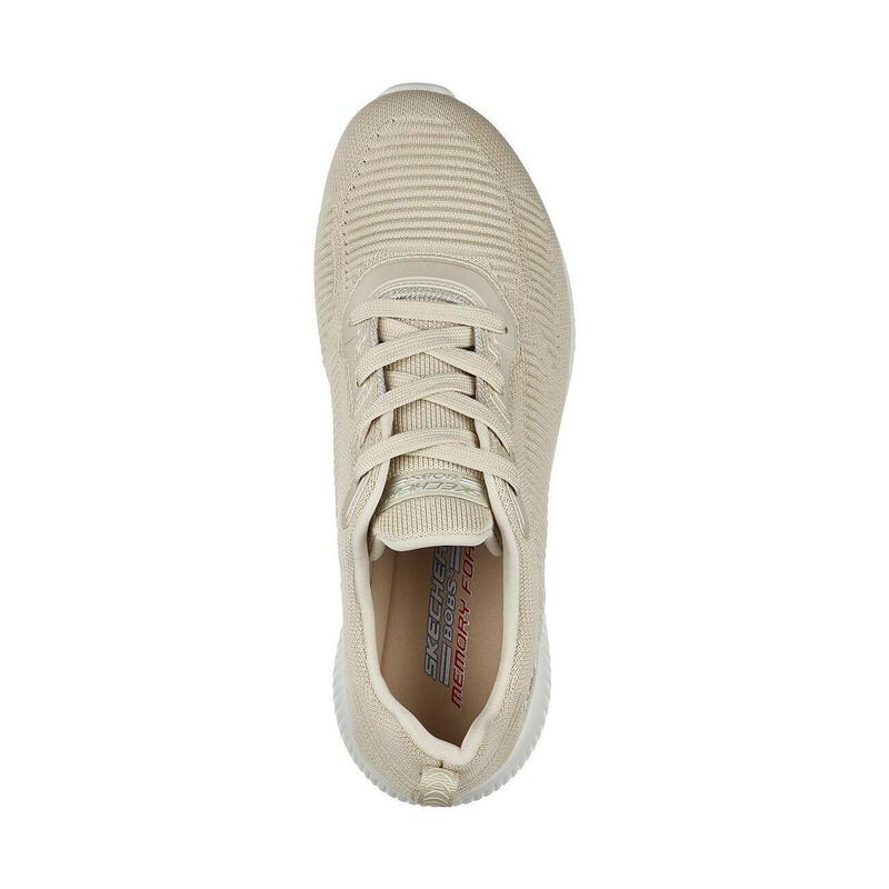 Încălțăminte mers sportiv pentru femei Skechers BOBS SQUAD 32504  Bej