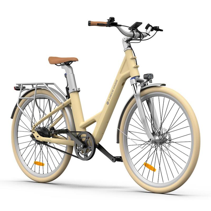 Bicicletă electrică ADO Air28, 28", transmisie prin curea, aplicație, 250W