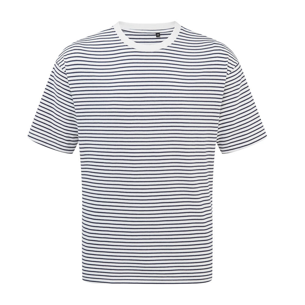 Premier Unisex Adult Utility 2.0 Contrast Striped Oversized T-Shirt