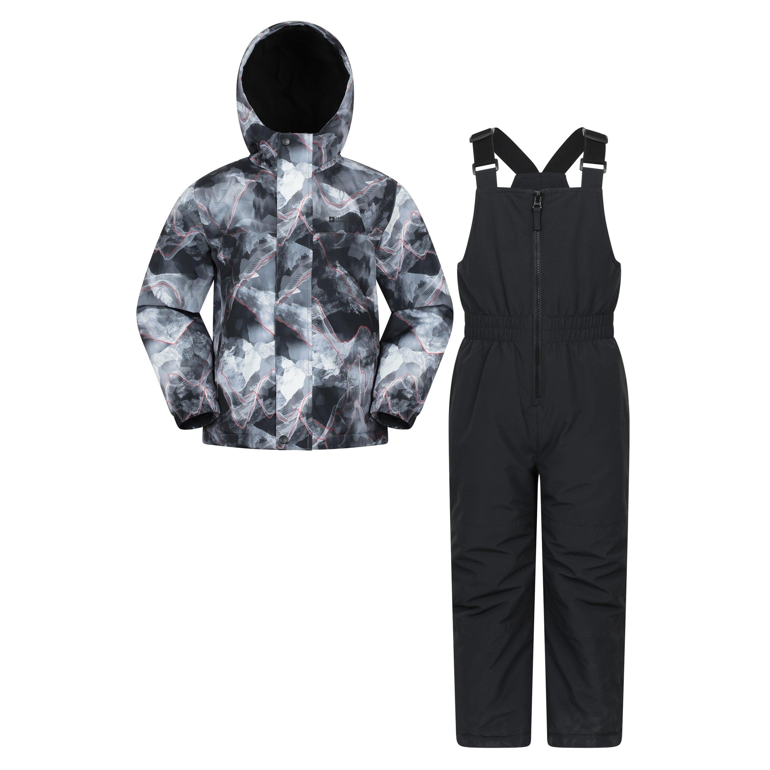 Mountain Warehouse Childrens/Kids Polar Zone Printed Jacket & Salopettes Set